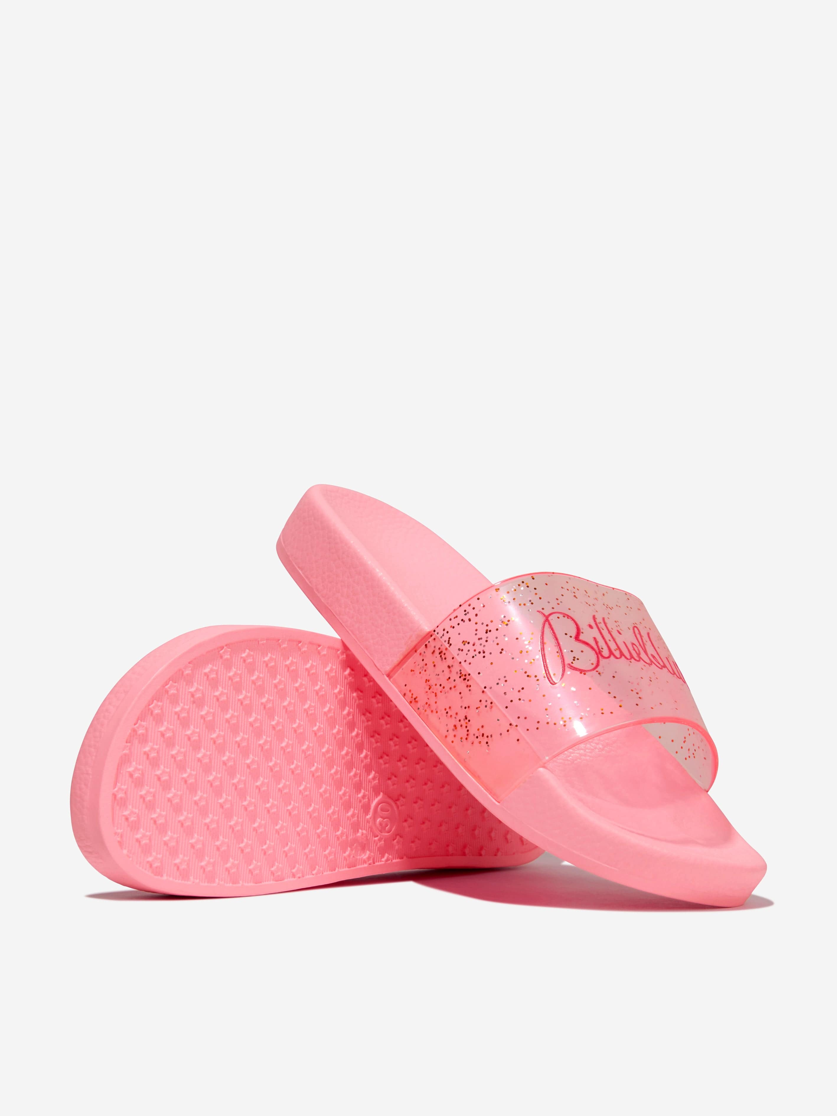 Billieblush Girls Logo Sliders in Pink