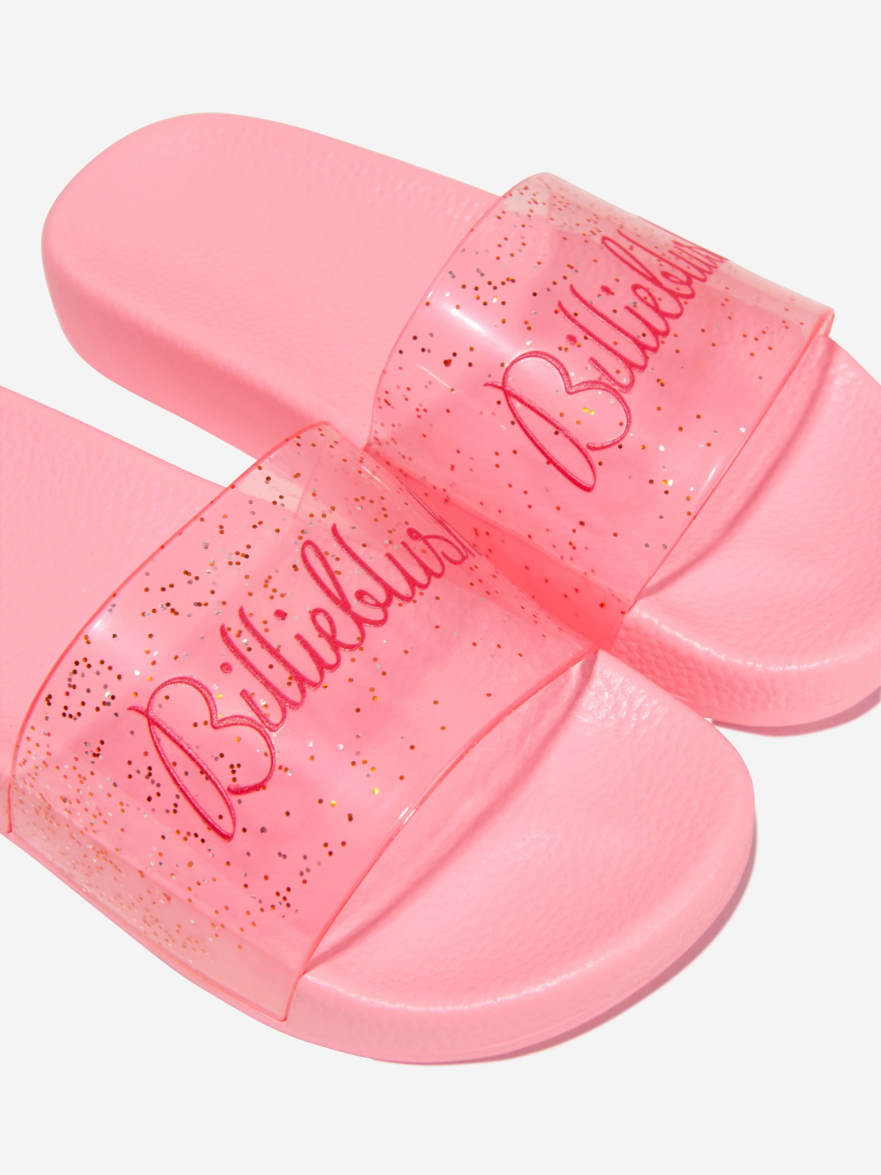 Billieblush Girls Logo Sliders in Pink