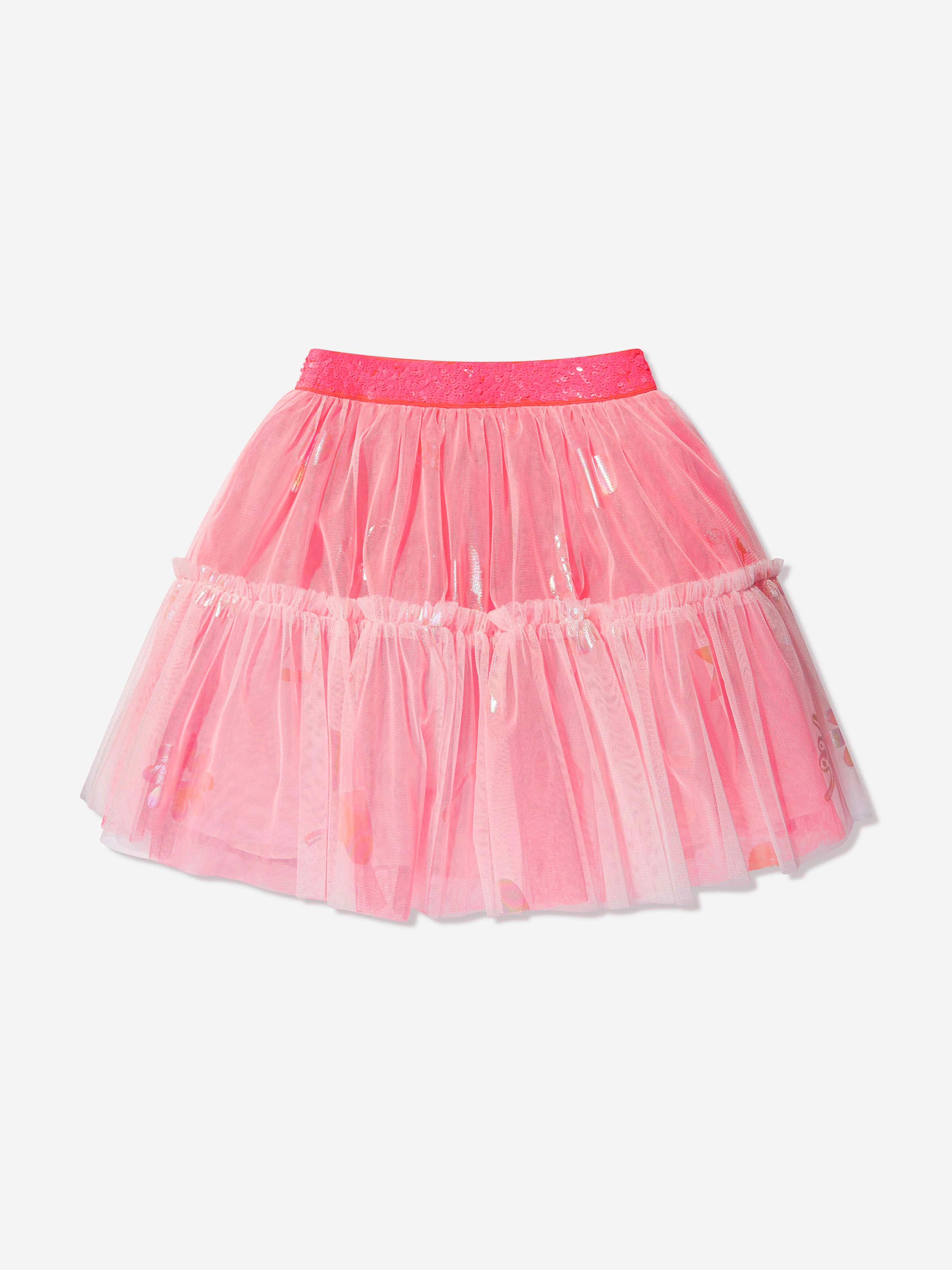 Billieblush Girls Tulle Skirt in Pink