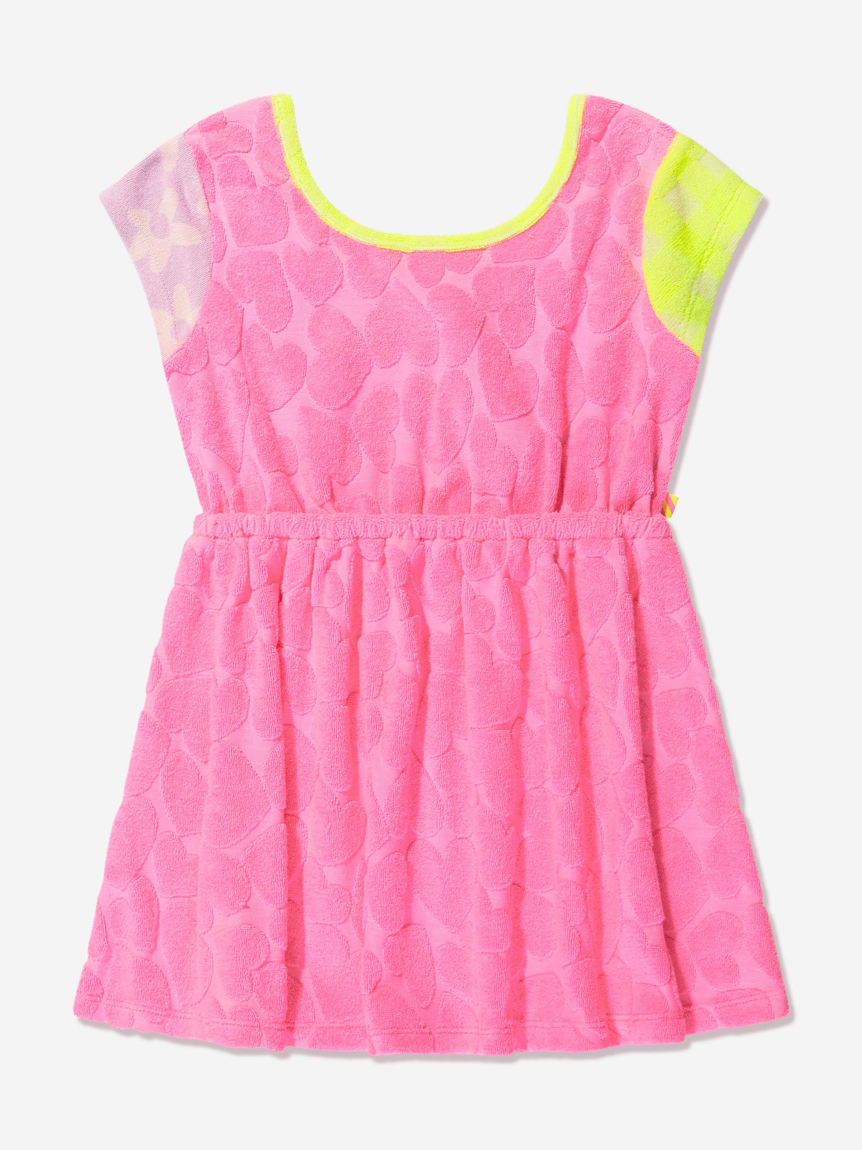 Billieblush Girls Terry Towel Dress in Pink