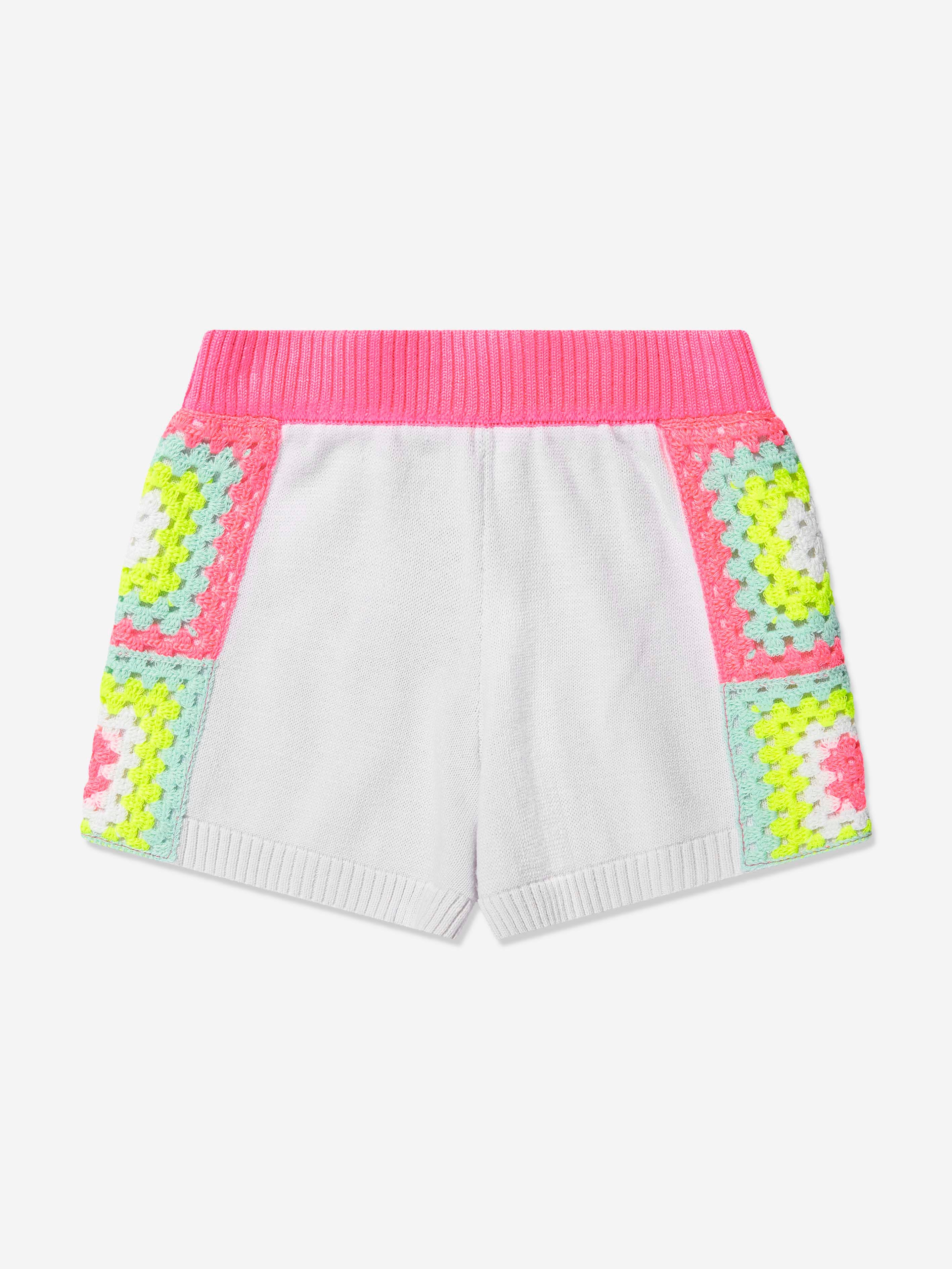 Billieblush Girls Knitted Shorts in White