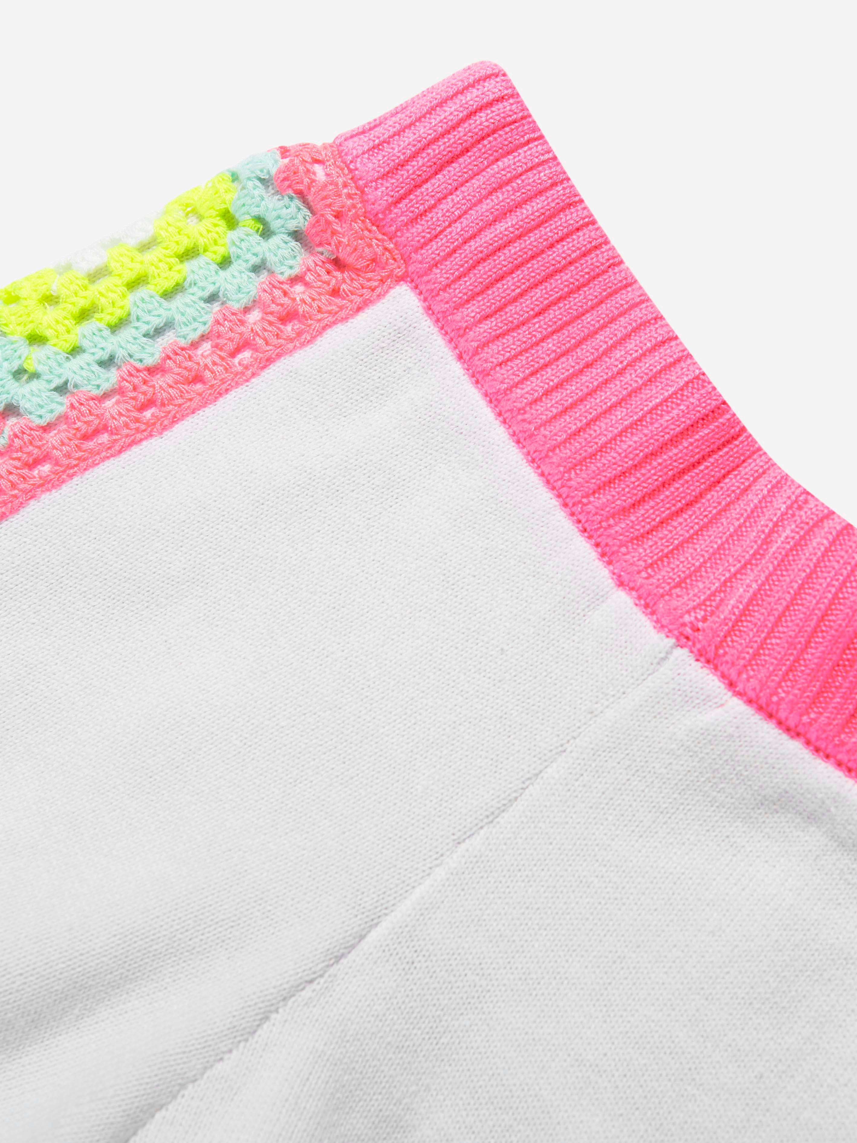 Billieblush Girls Knitted Shorts in White