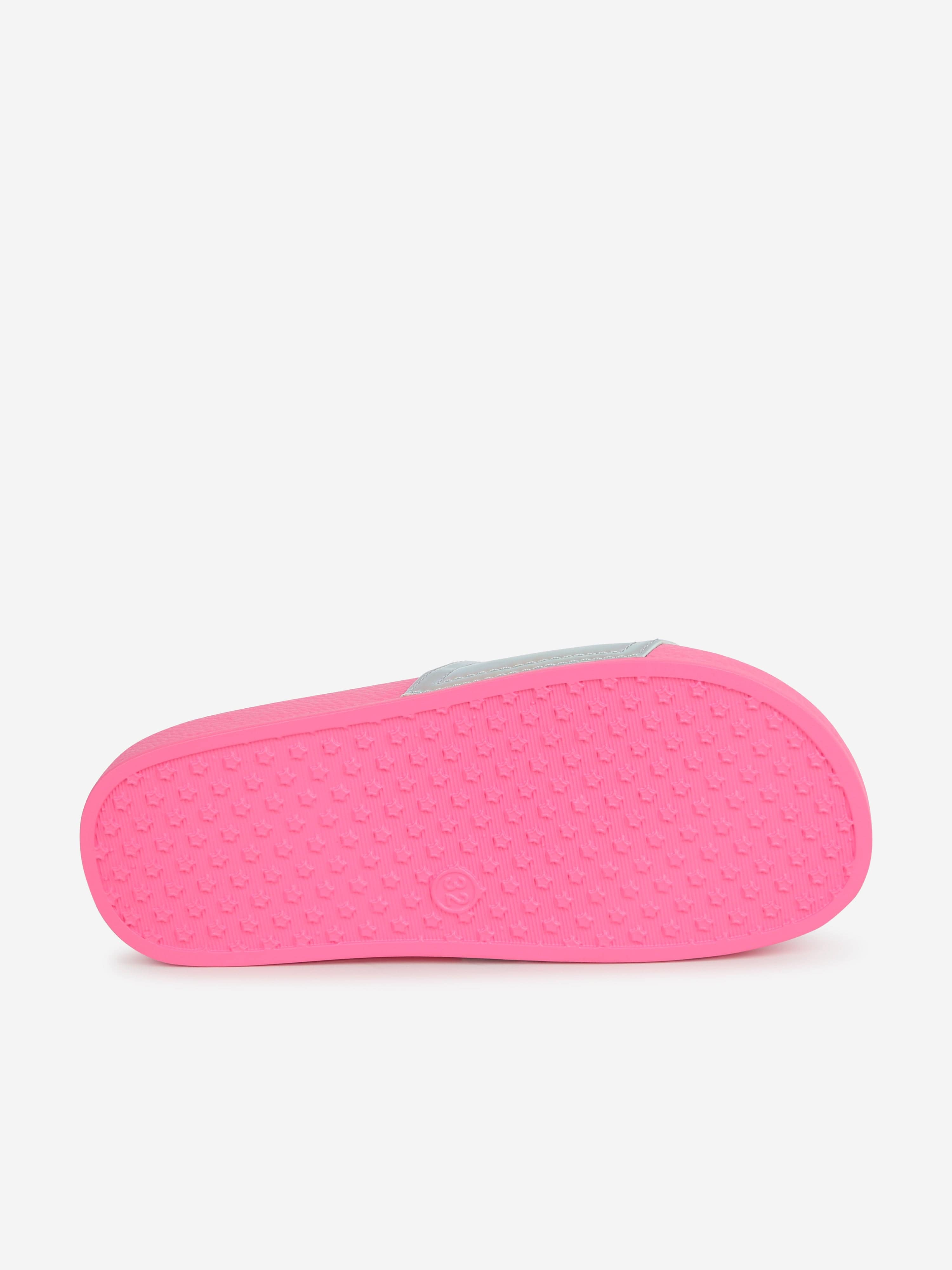 Billieblush Girls Irridescent Sliders in Pink