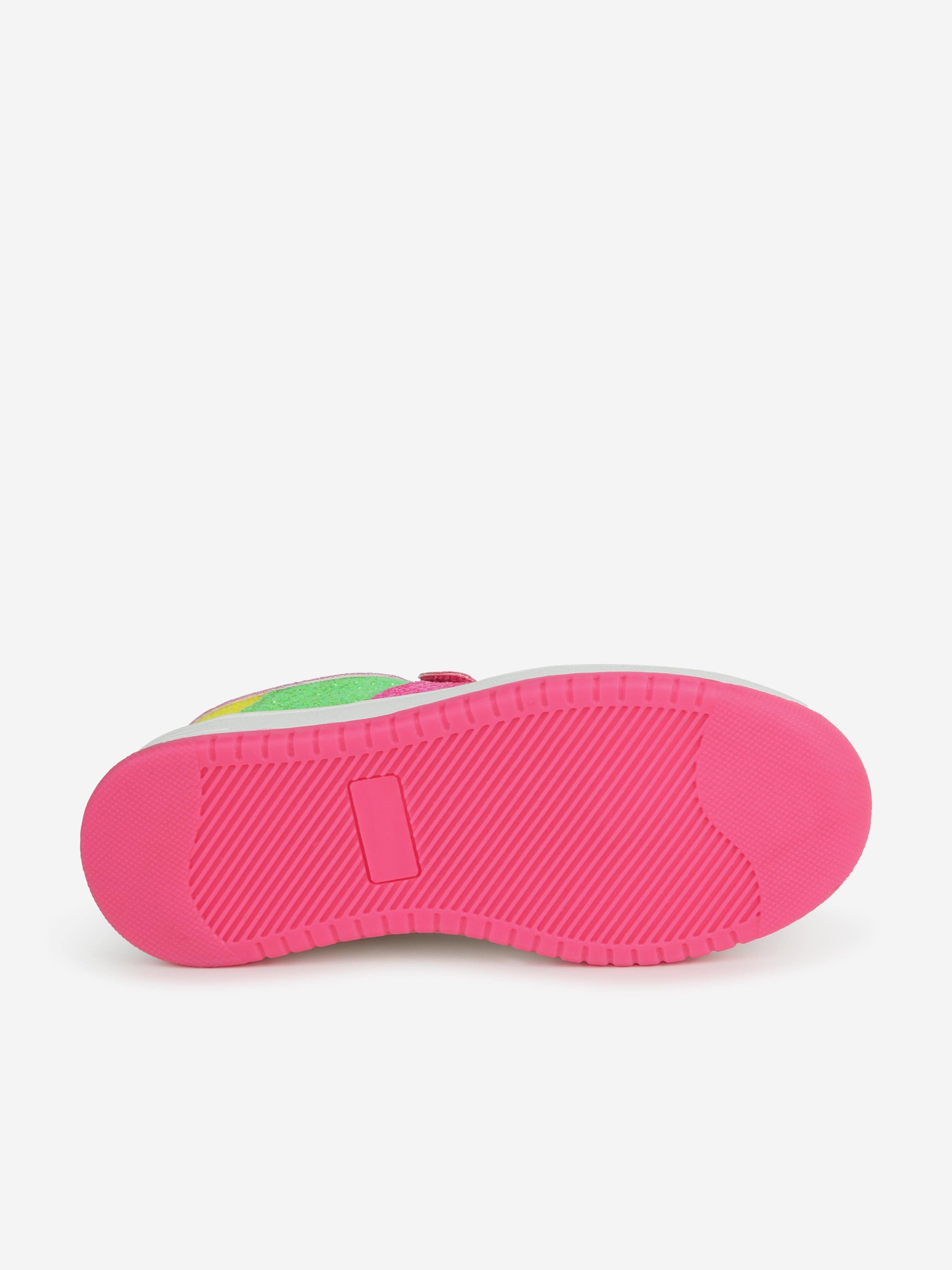 Billieblush Girls Glitter Trainers in Multicolour