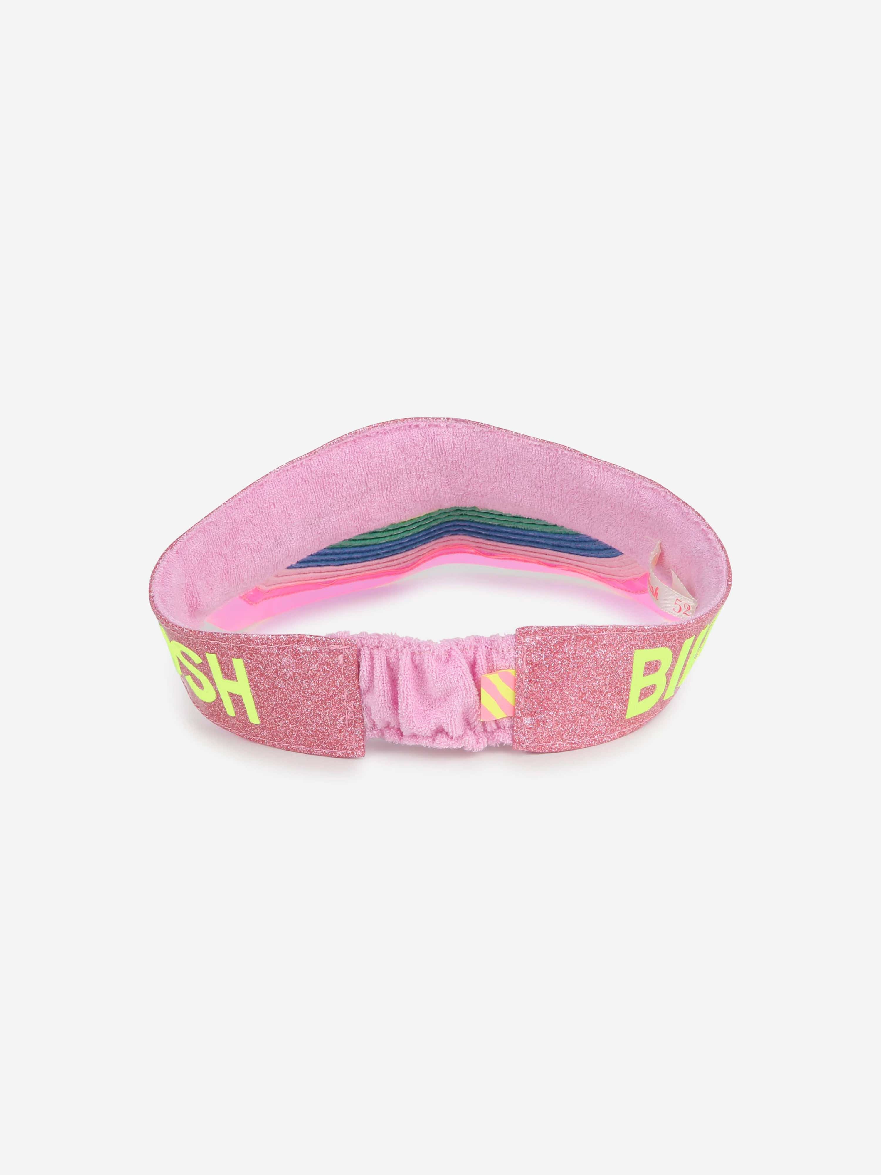 Billieblush Girls Rainbow Visor in Pink