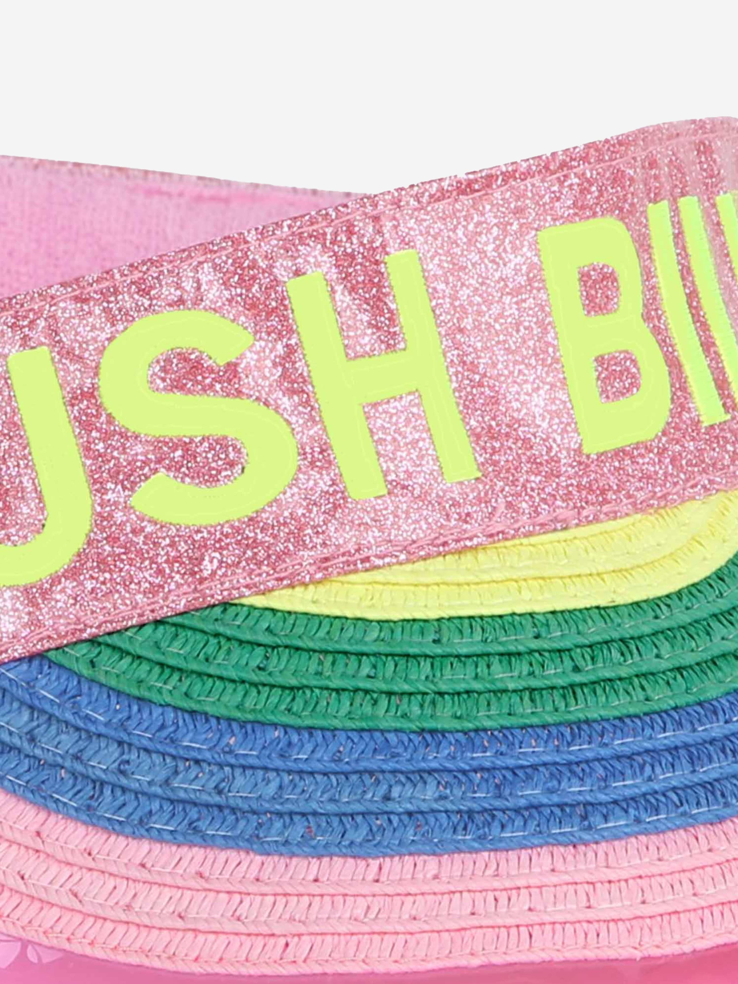 Billieblush Girls Rainbow Visor in Pink