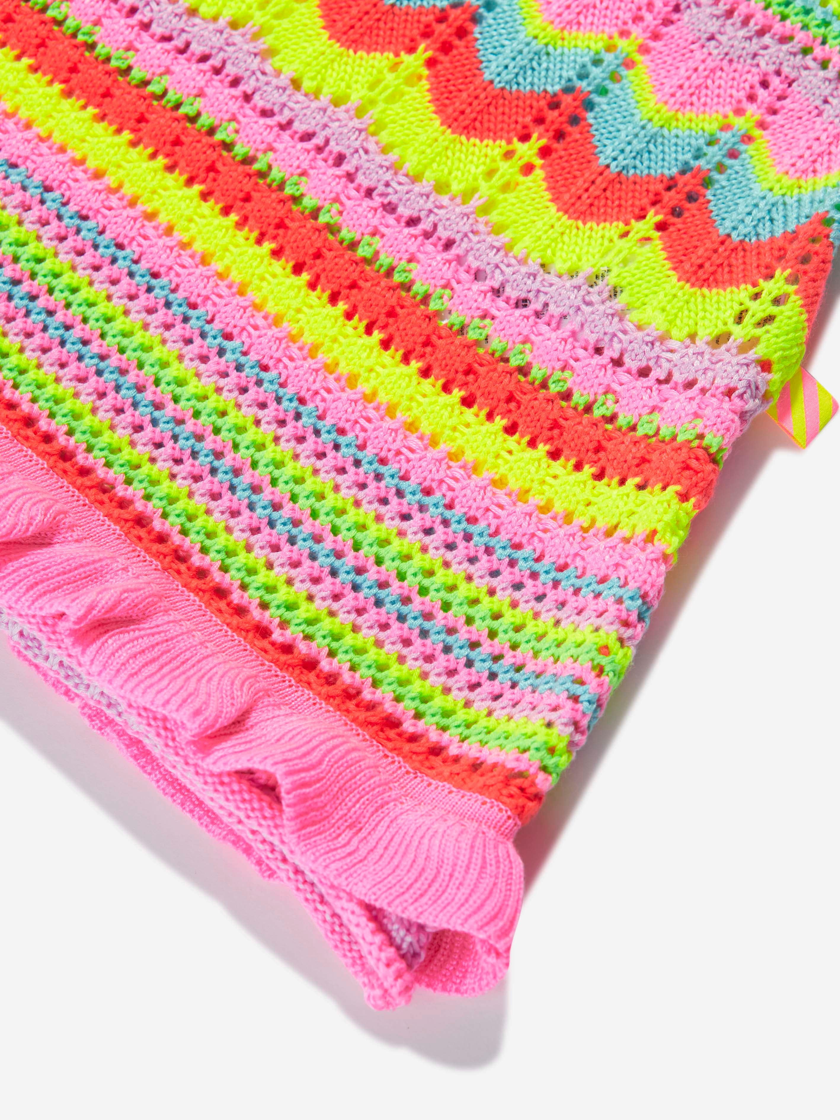 Billieblush Girls Crocheted Dress in Multicolour