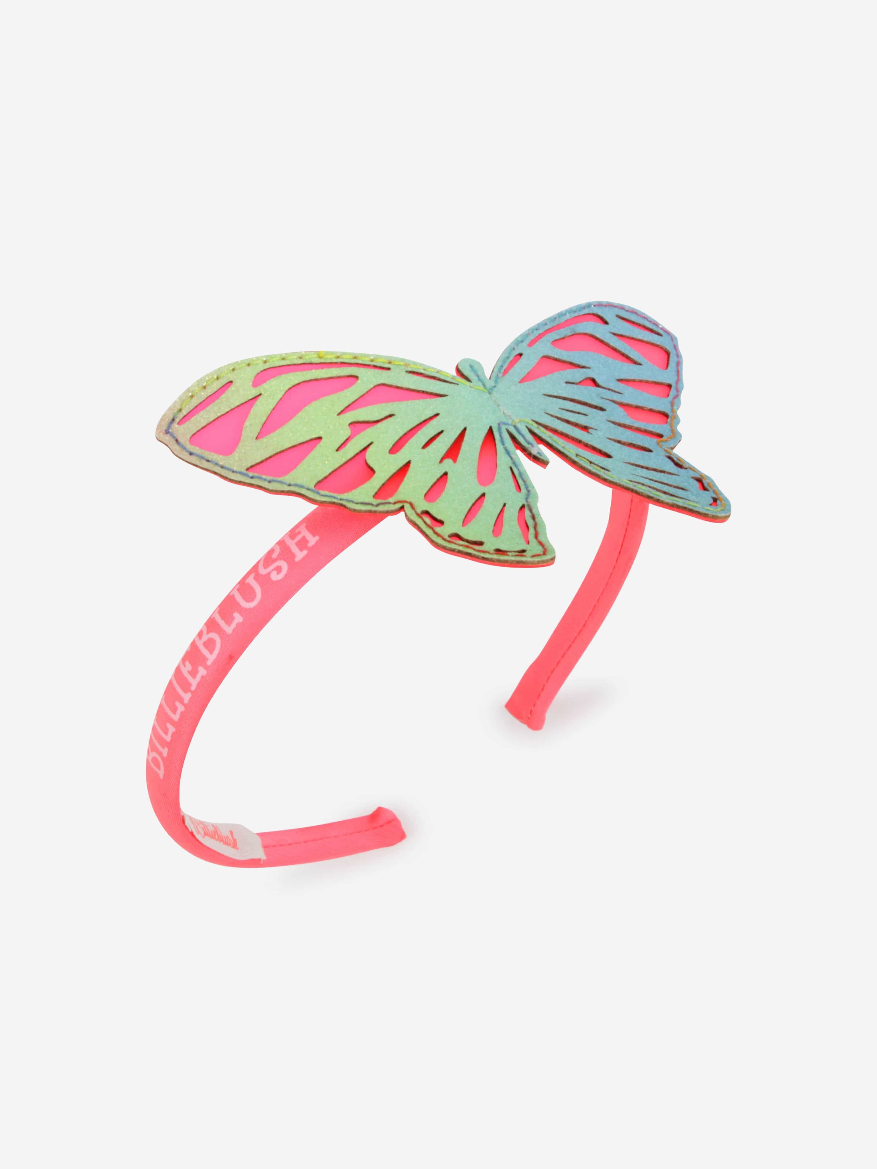 Billieblush Girls Butterfly Headband in Pink