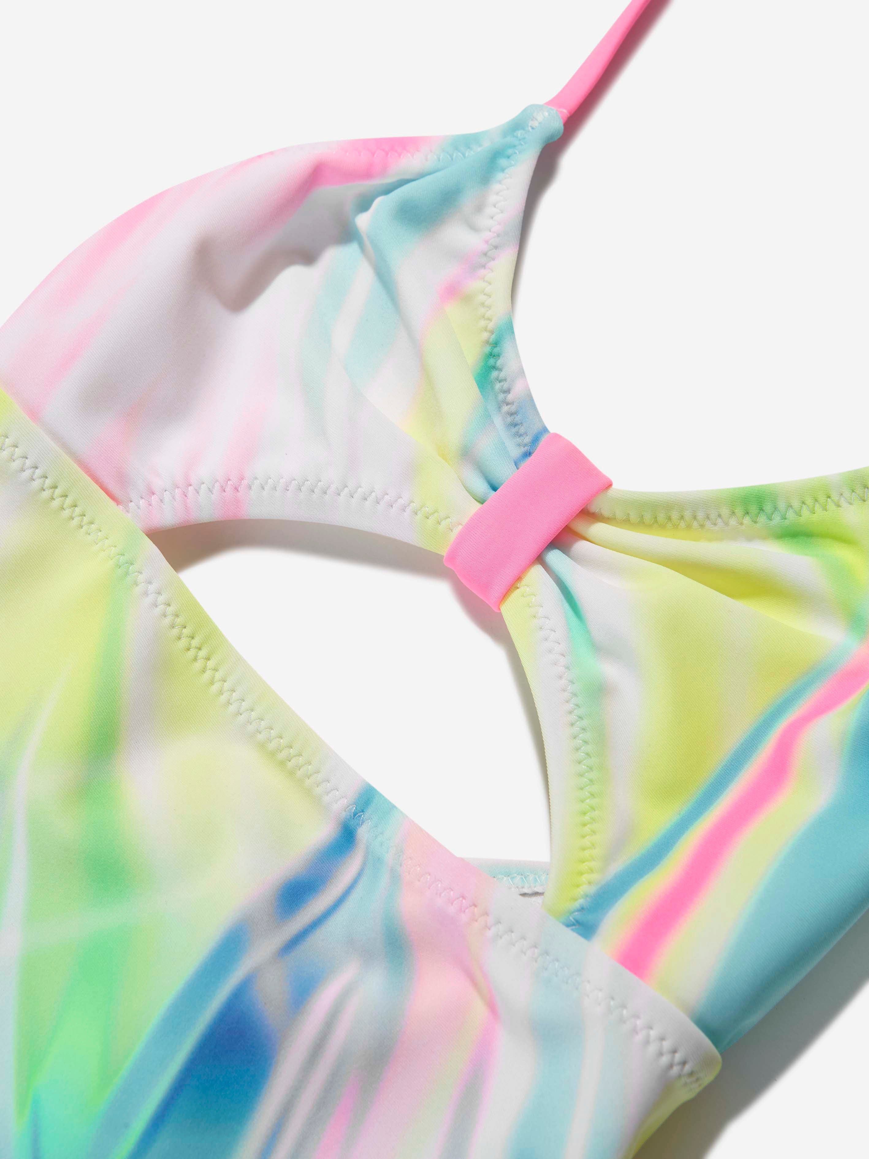 Billieblush Girls Halterneck Swimsuit in Multicolour