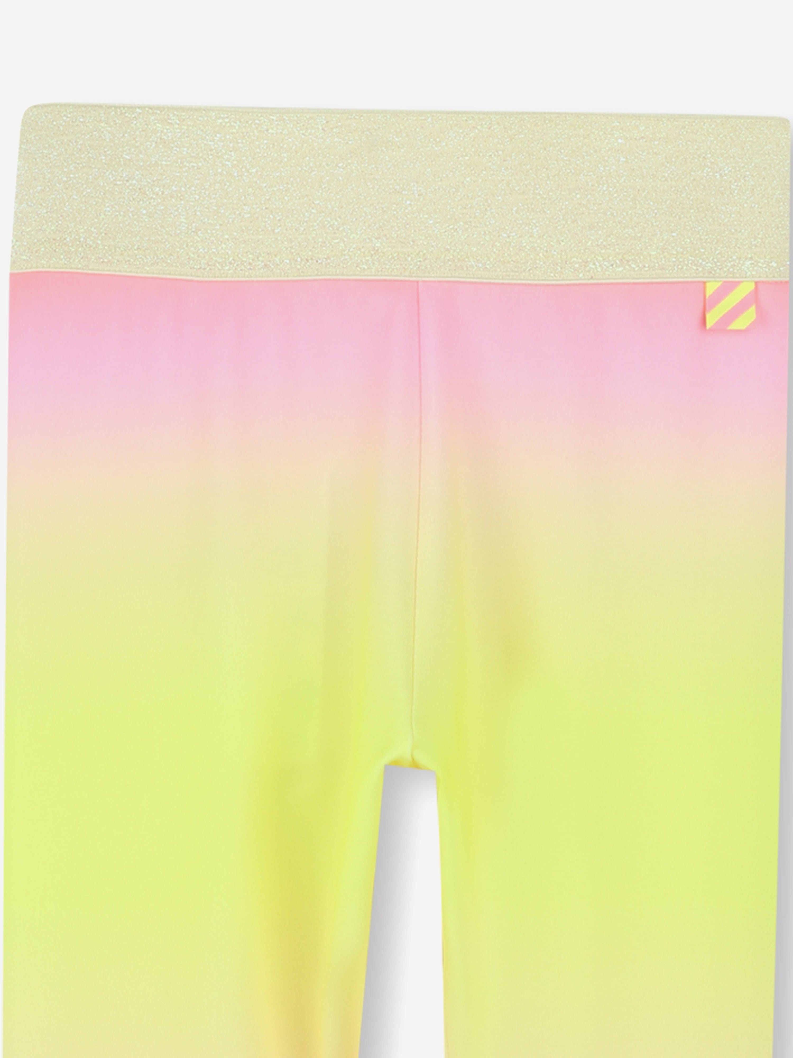 Billieblush Girls Gradient Leggings in Yellow