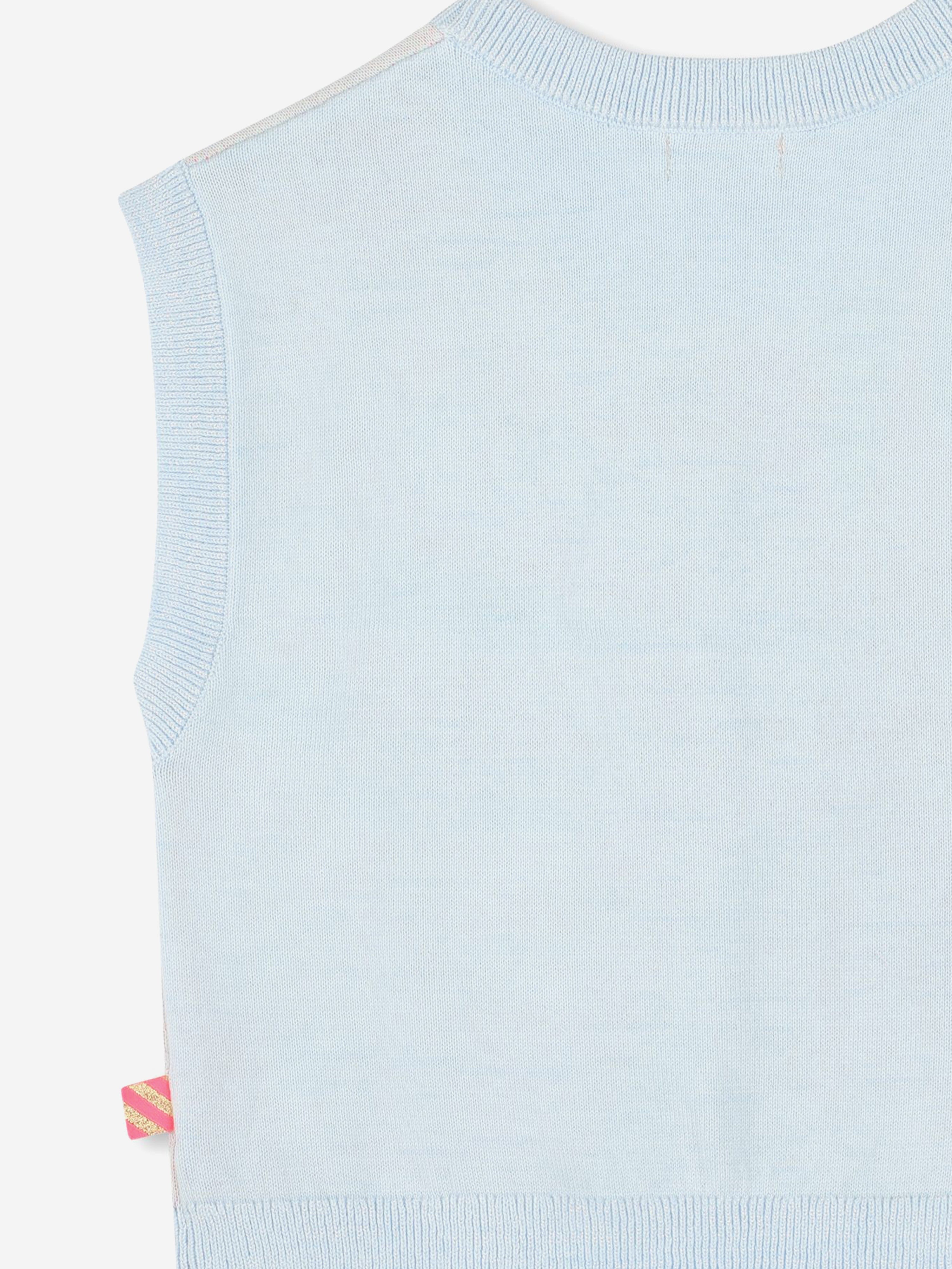 Billieblush Girls Knitted Tank Top in Blue