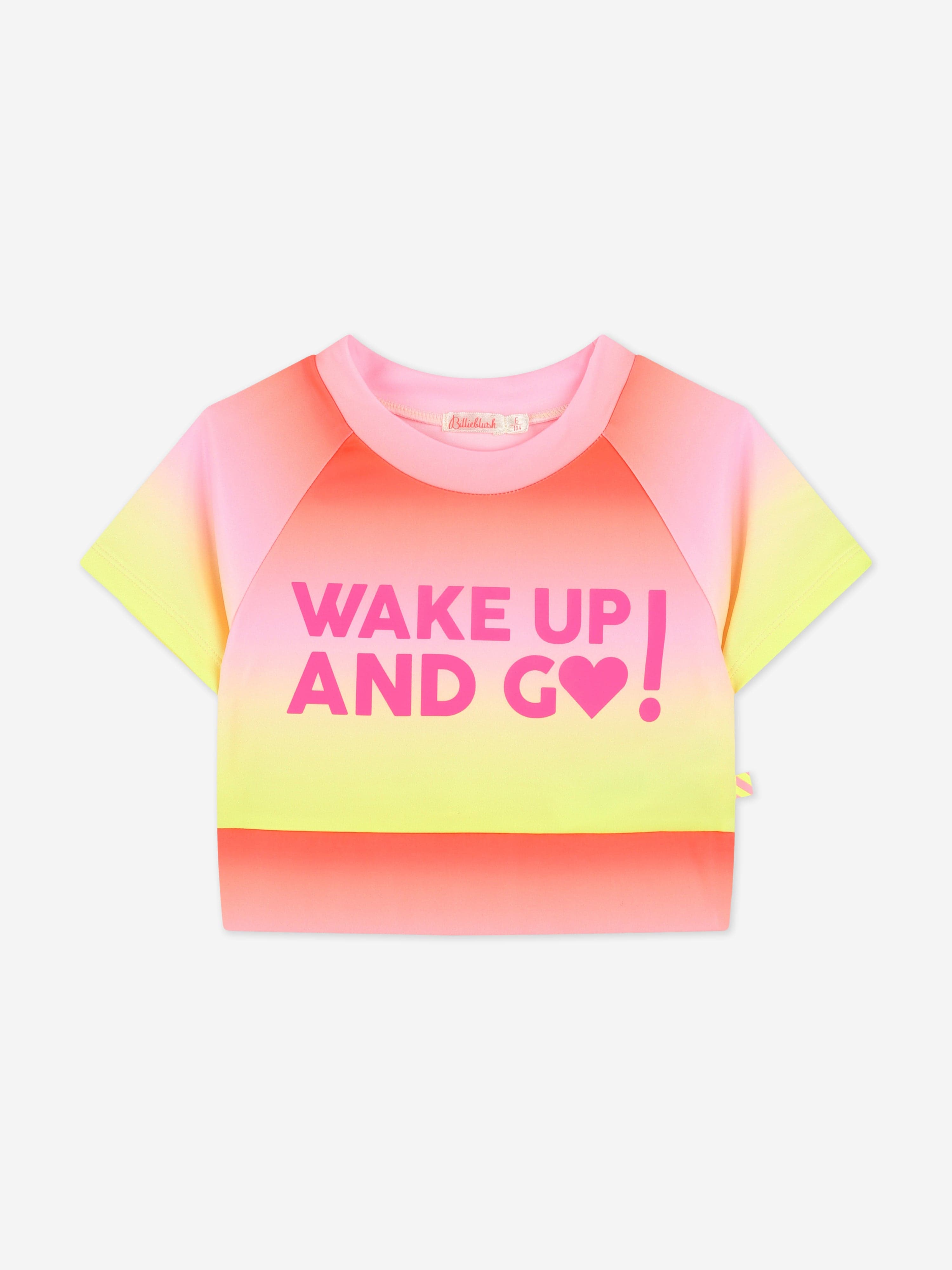 Billieblush Girls Gradient T-Shirt in Yellow