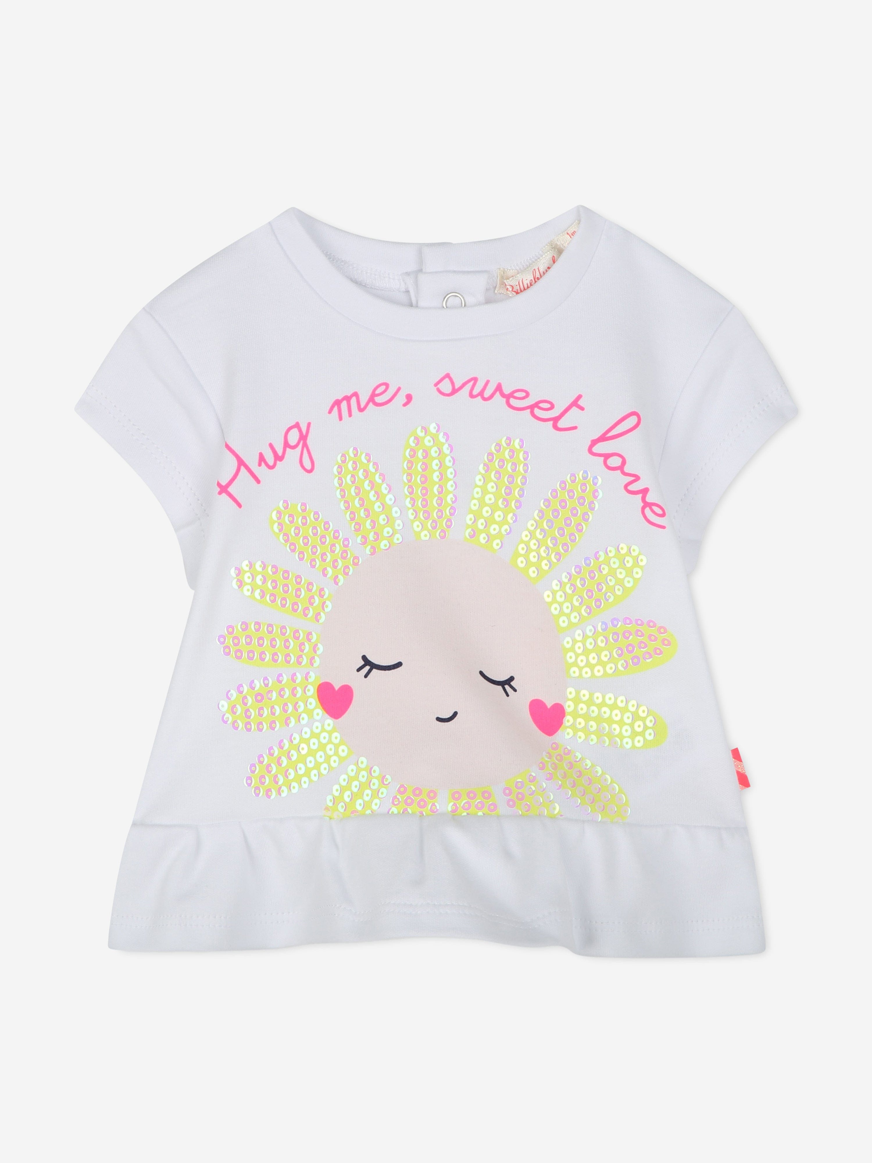 Billieblush Baby Girls Daisy Short Set in Pink