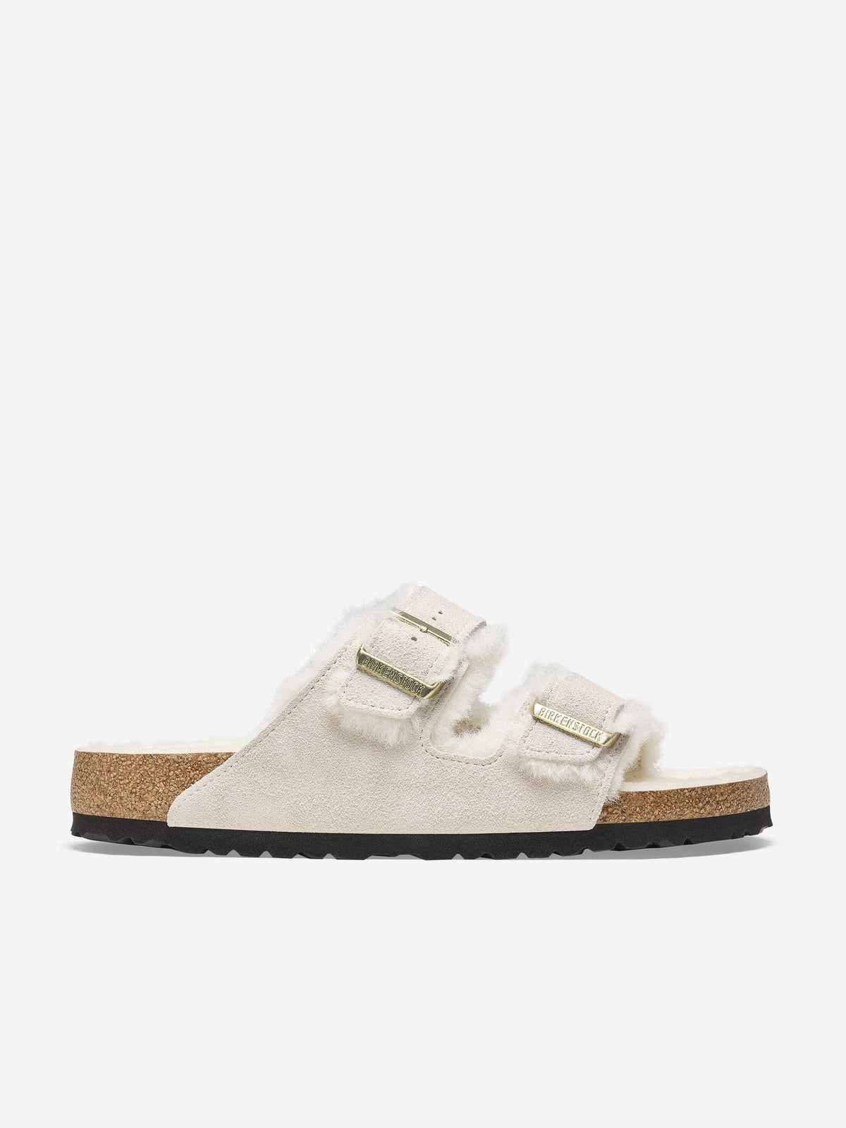 BIRKENSTOCK Arizona Shearling Suede Sandals