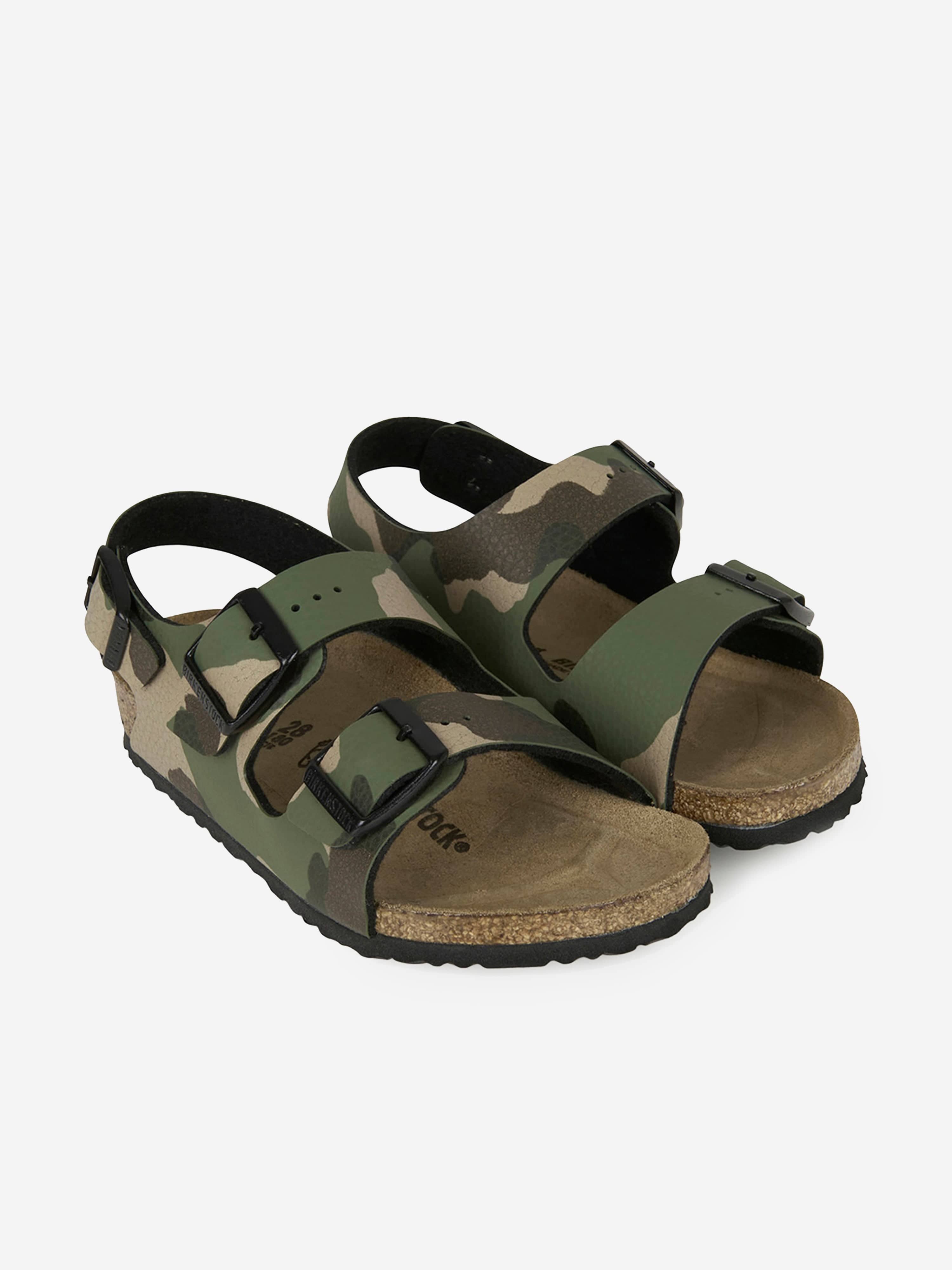 BIRKENSTOCK Unisex Desert Soil Camouflage Milano Sandals