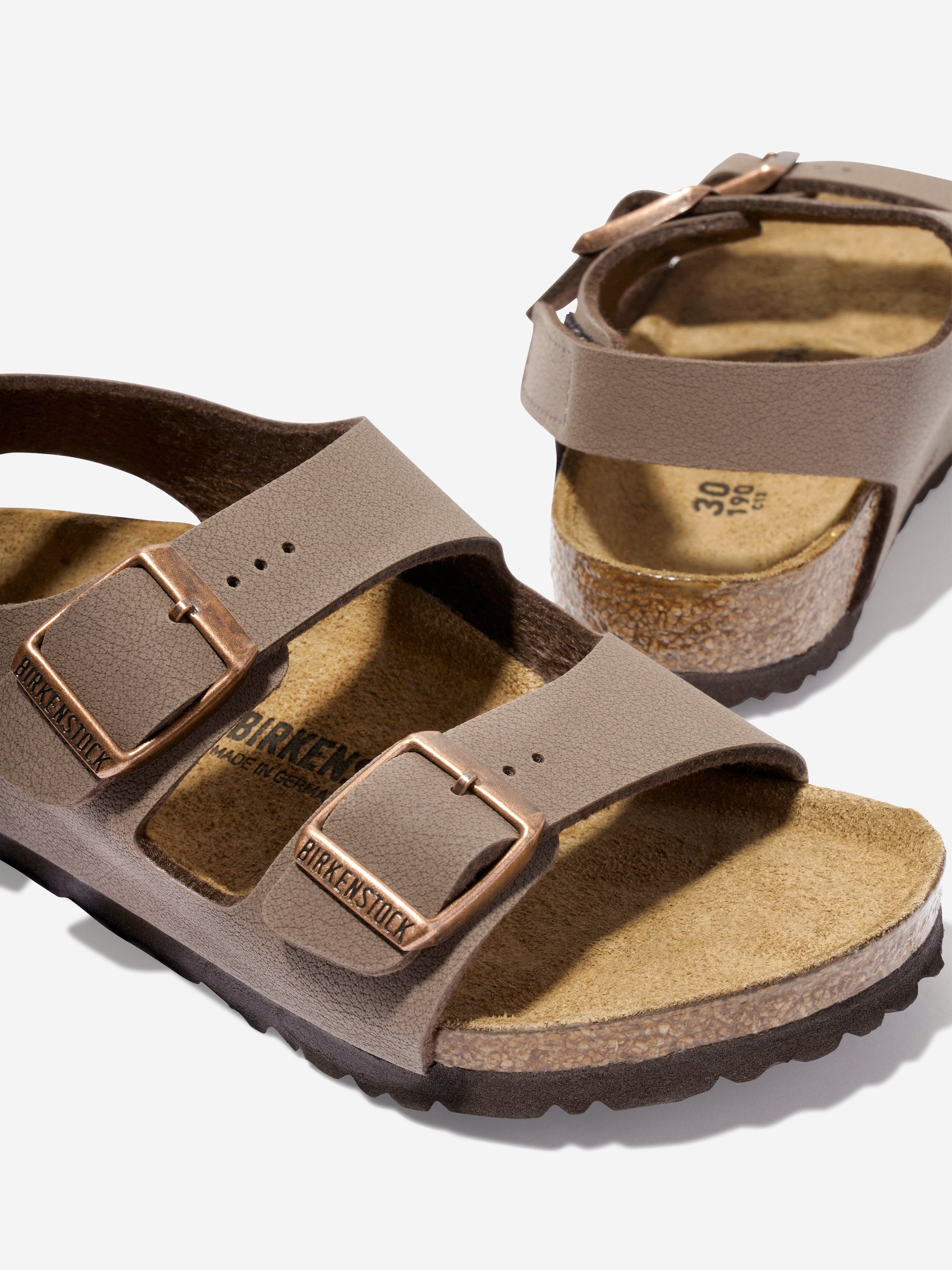 BIRKENSTOCK Boys Milano Sandals in Brown