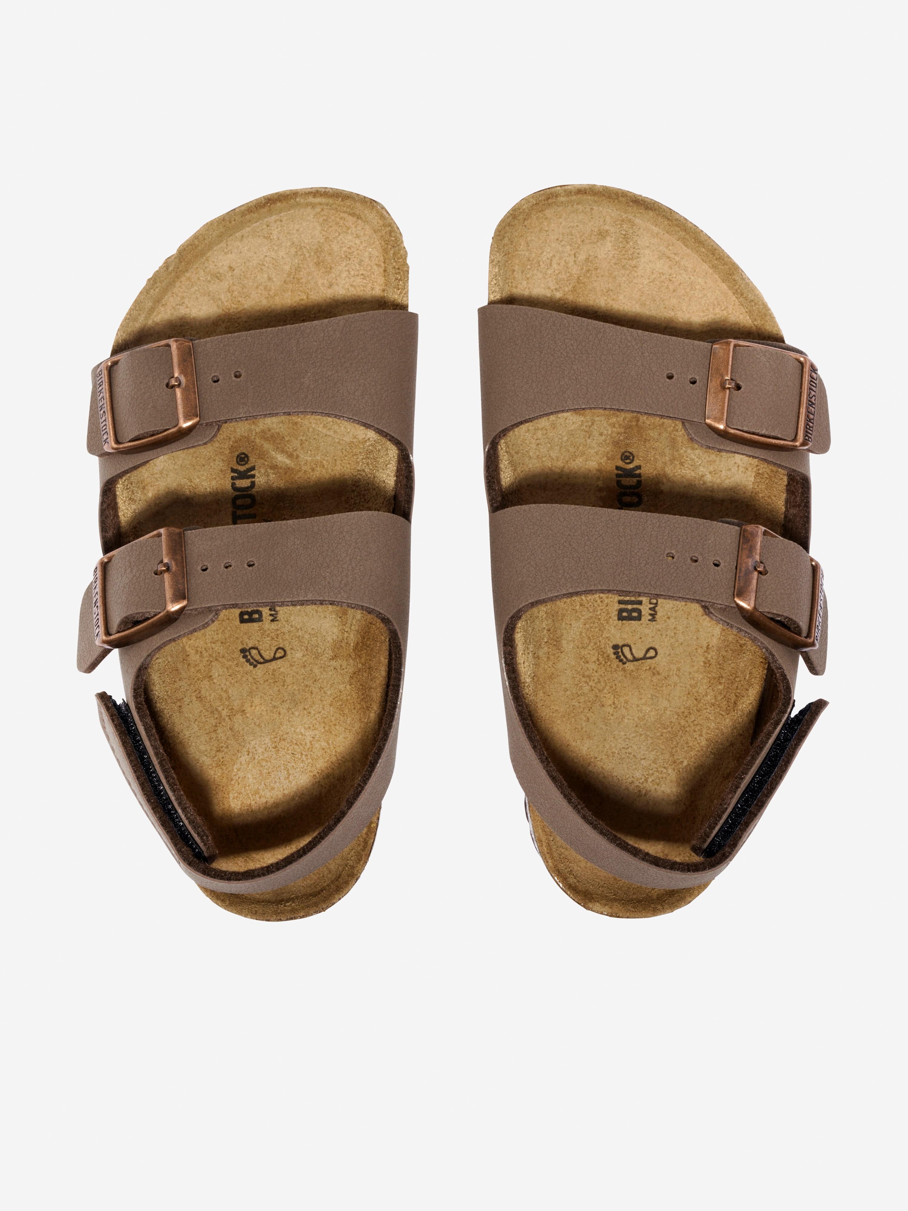 BIRKENSTOCK Boys Milano Sandals in Brown