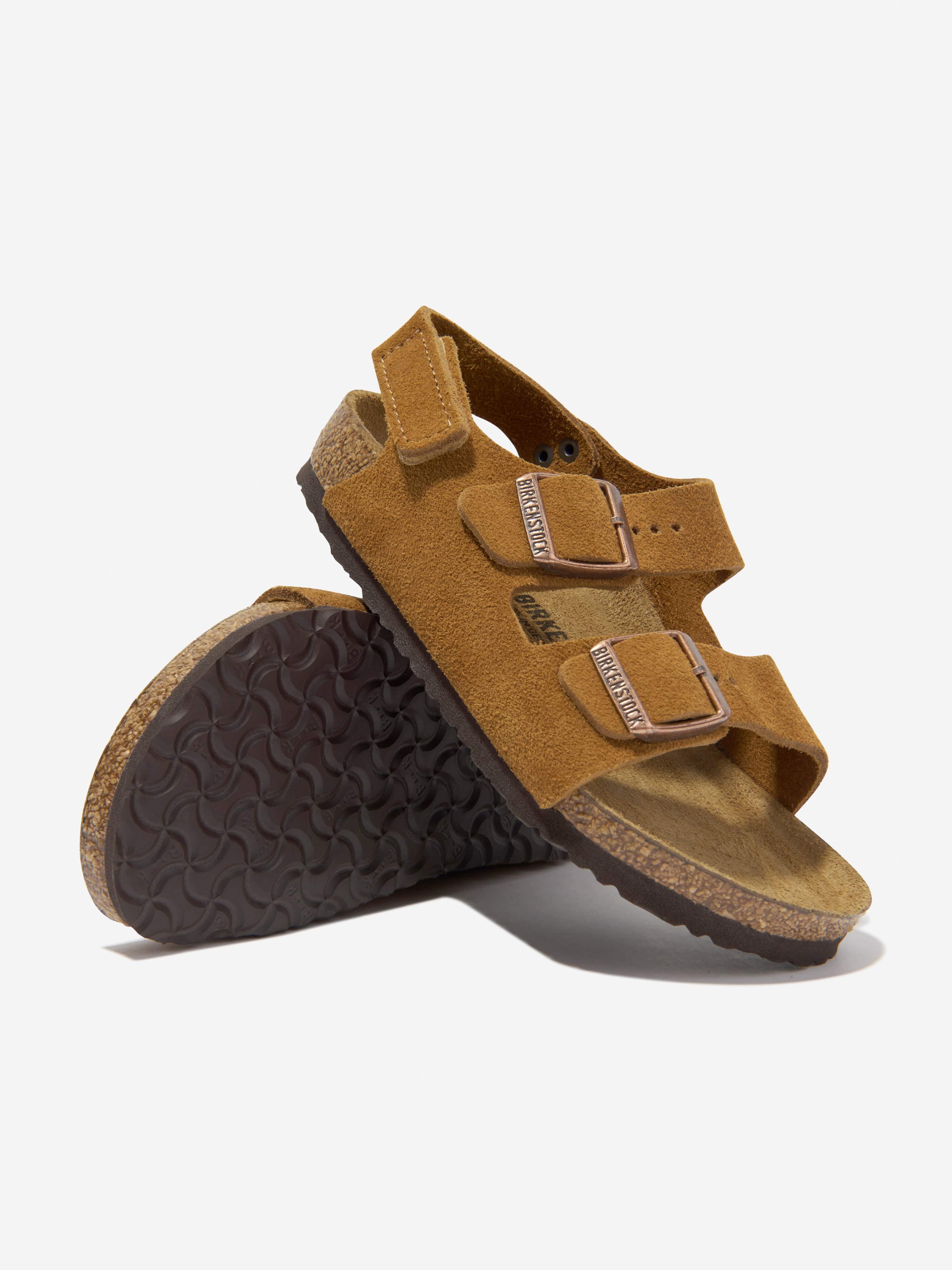 BIRKENSTOCK Boys Milano Sandals in Mink