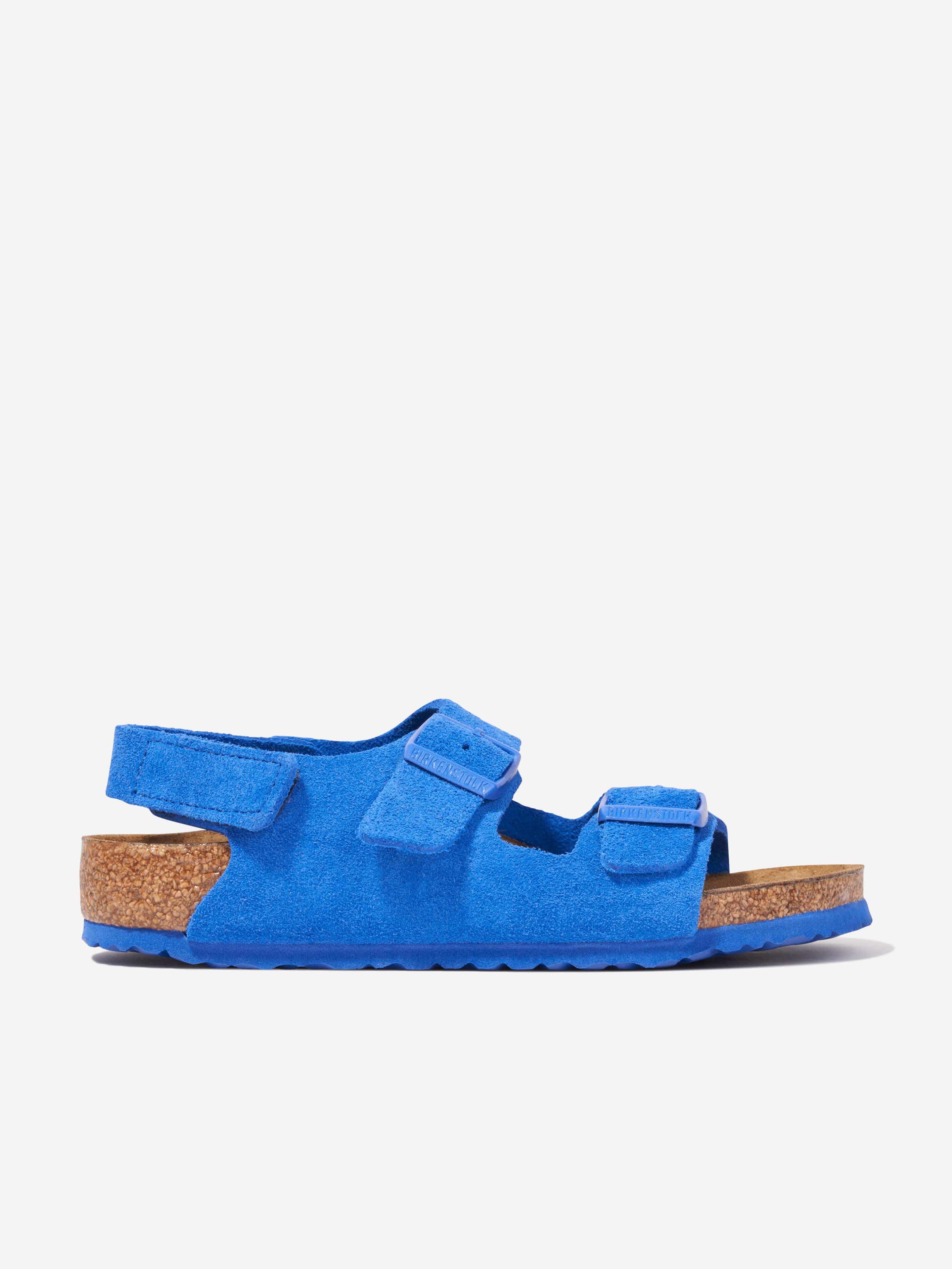 BIRKENSTOCK Boys Milano Sandals in Blue