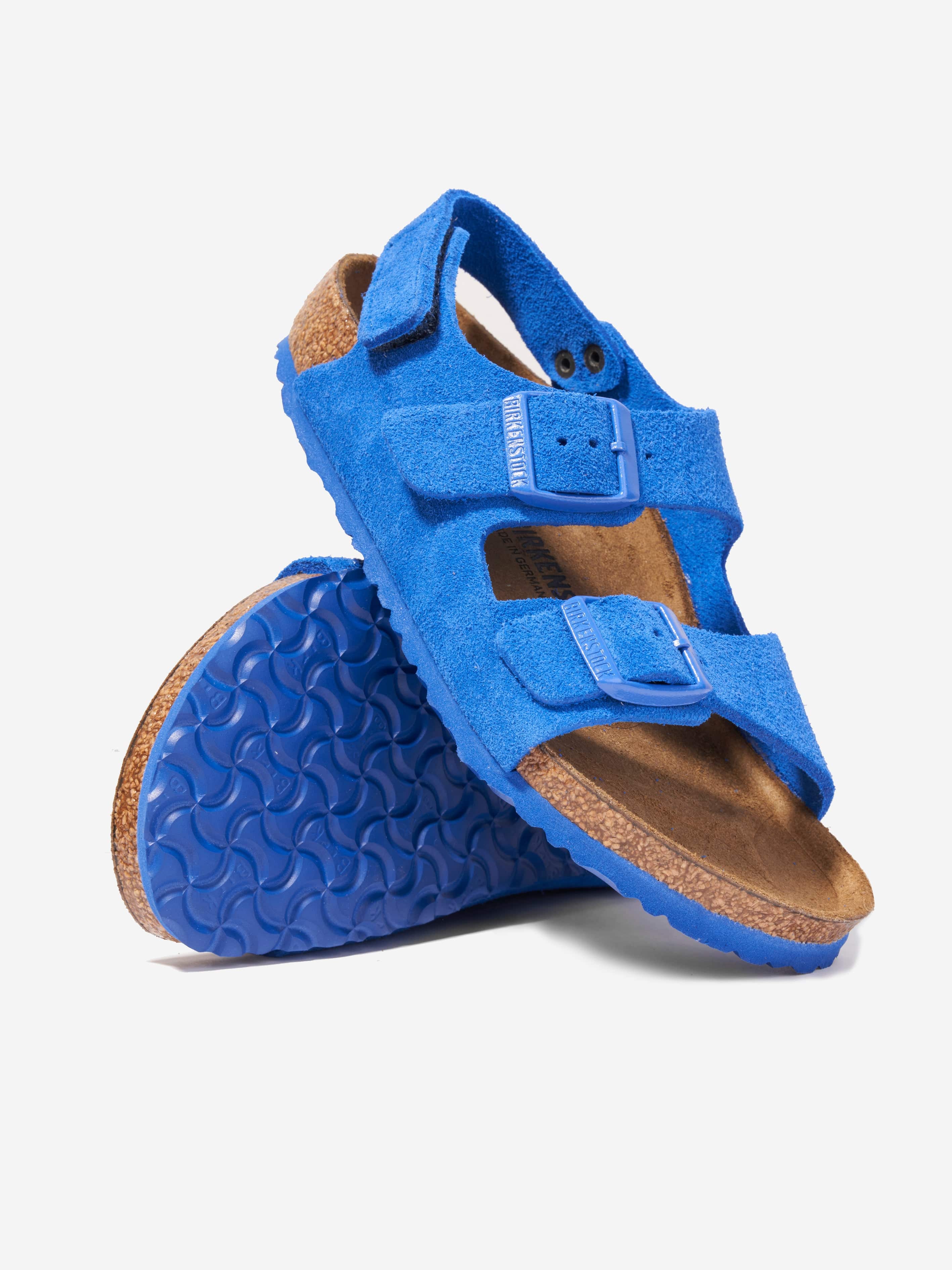 BIRKENSTOCK Boys Milano Sandals in Blue