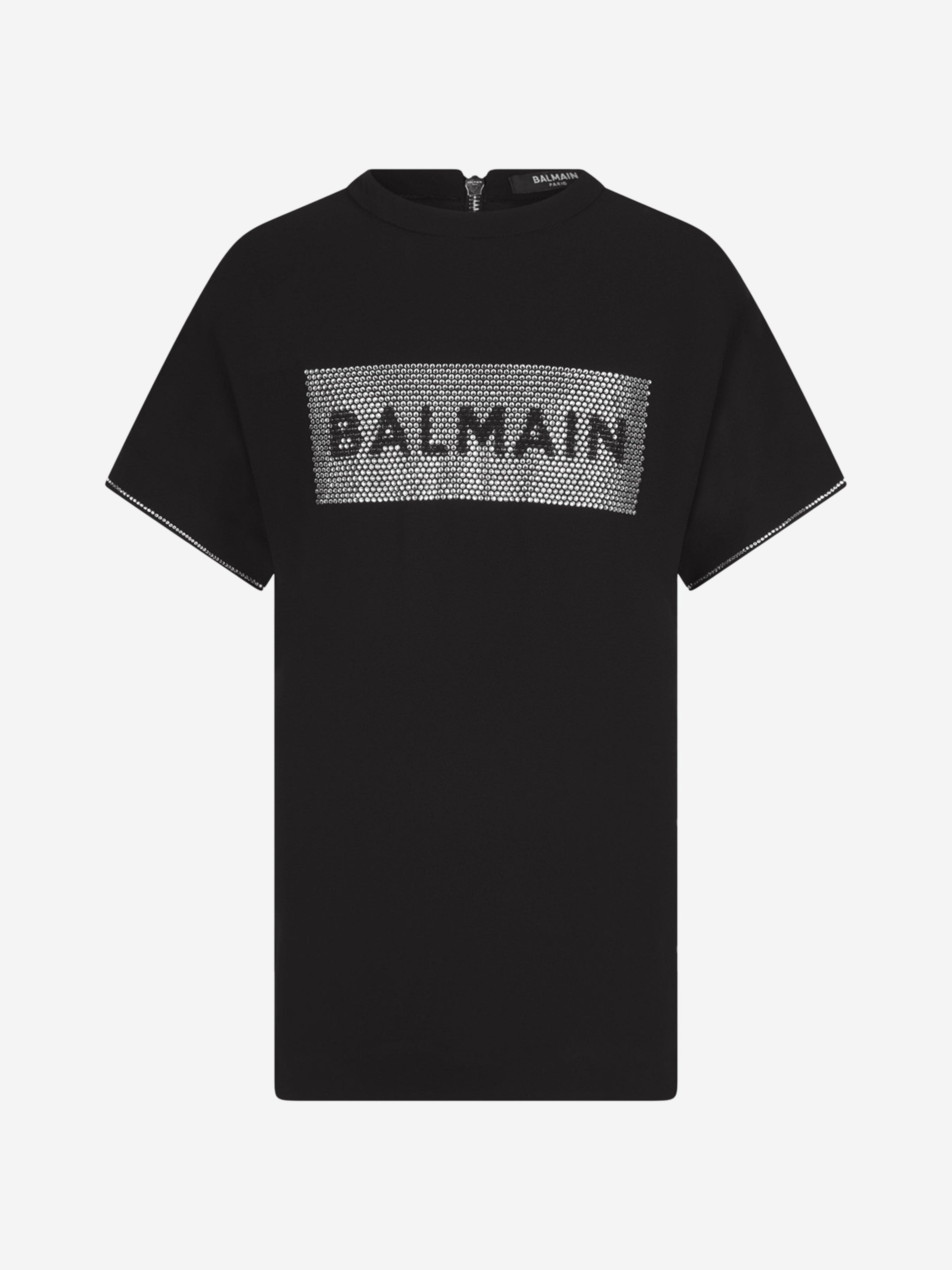 Balmain Girls VI Logo Dress