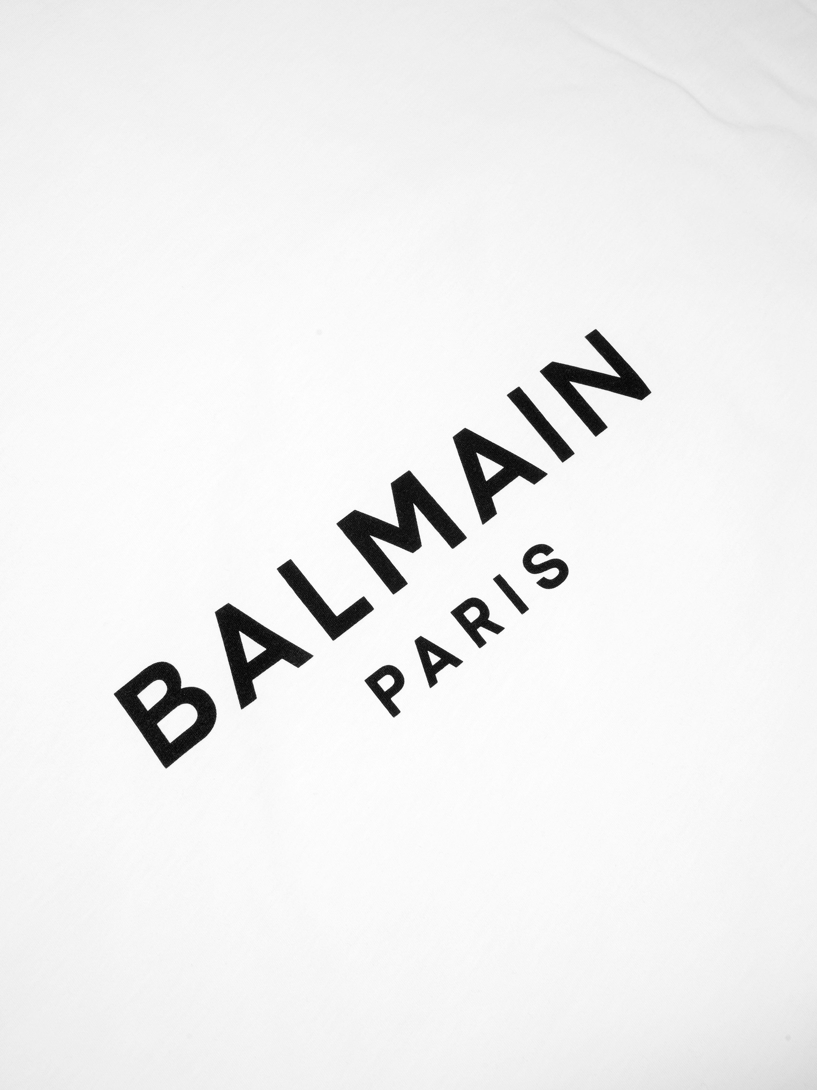 Balmain Baby Logo Blanket in White