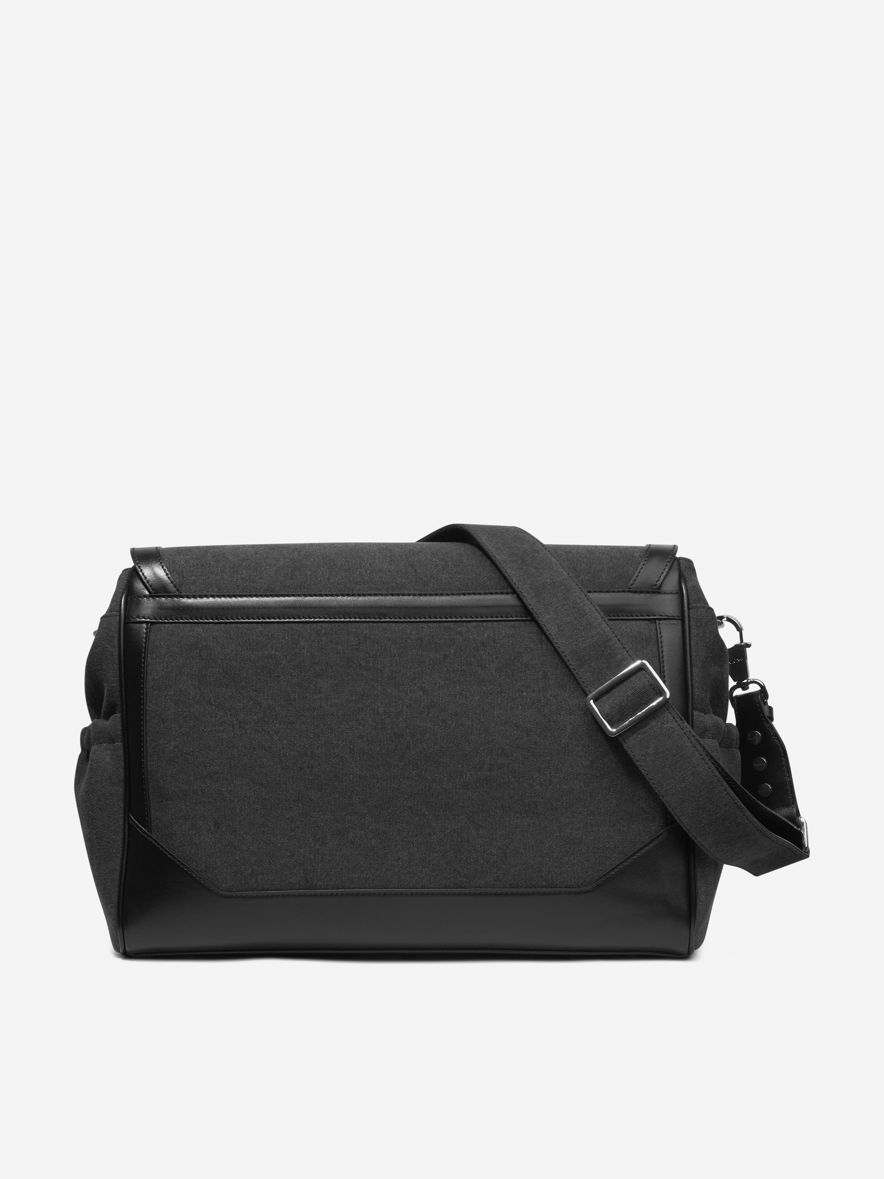 Balmain Baby Logo Changing Bag in Grey