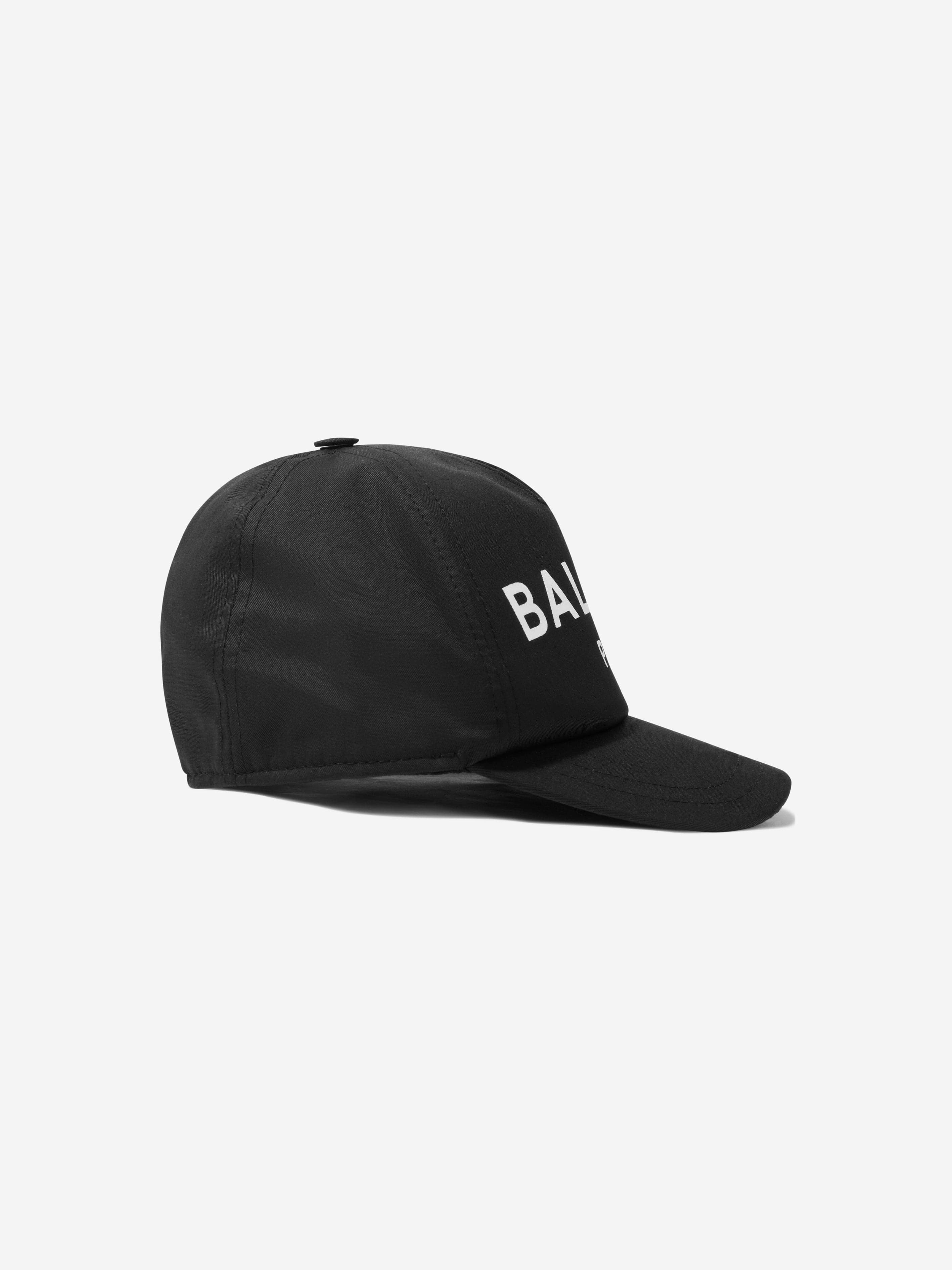 Balmain Kids Logo Cap in Black