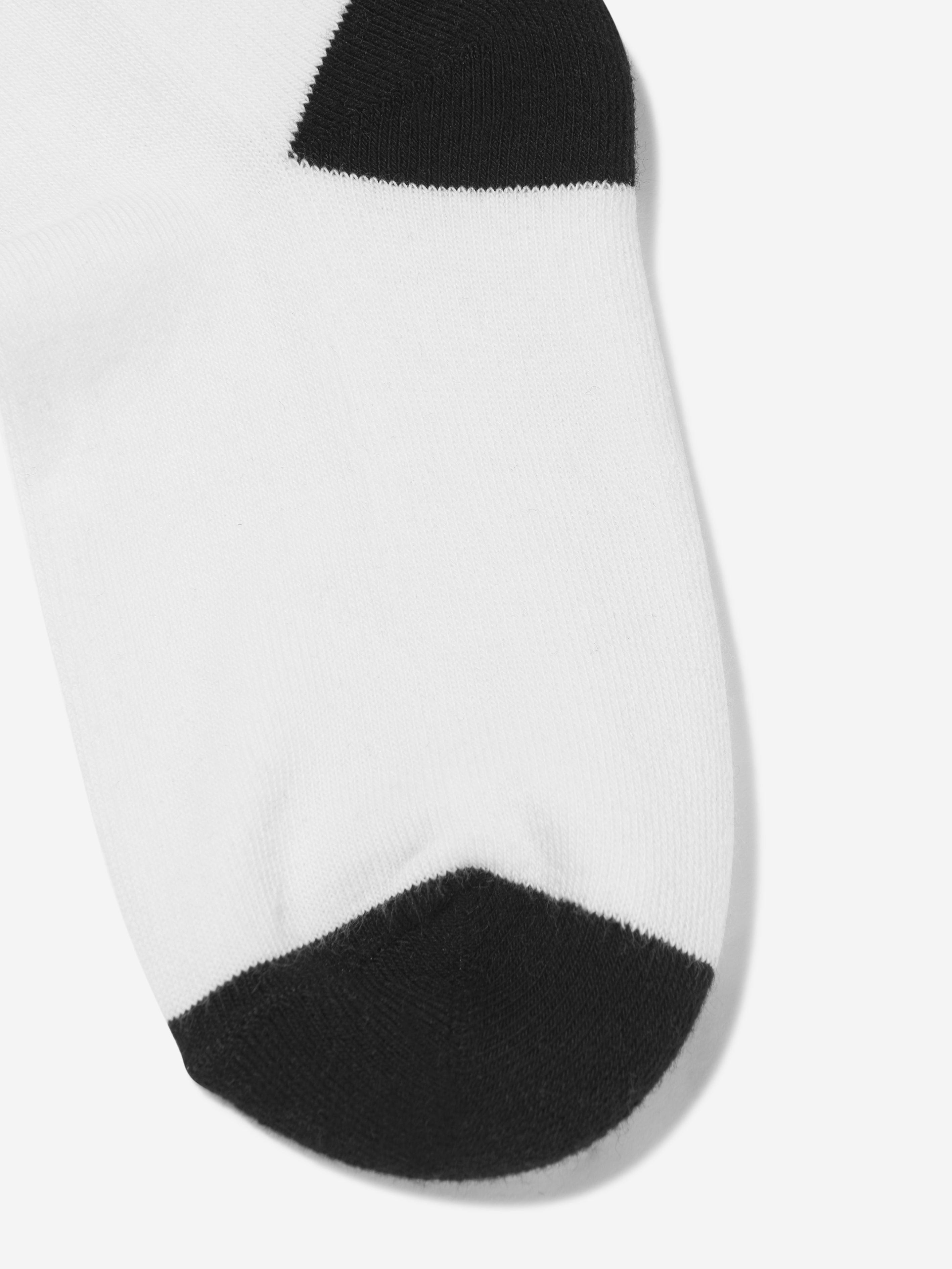 Balmain Kids Logo Socks in White