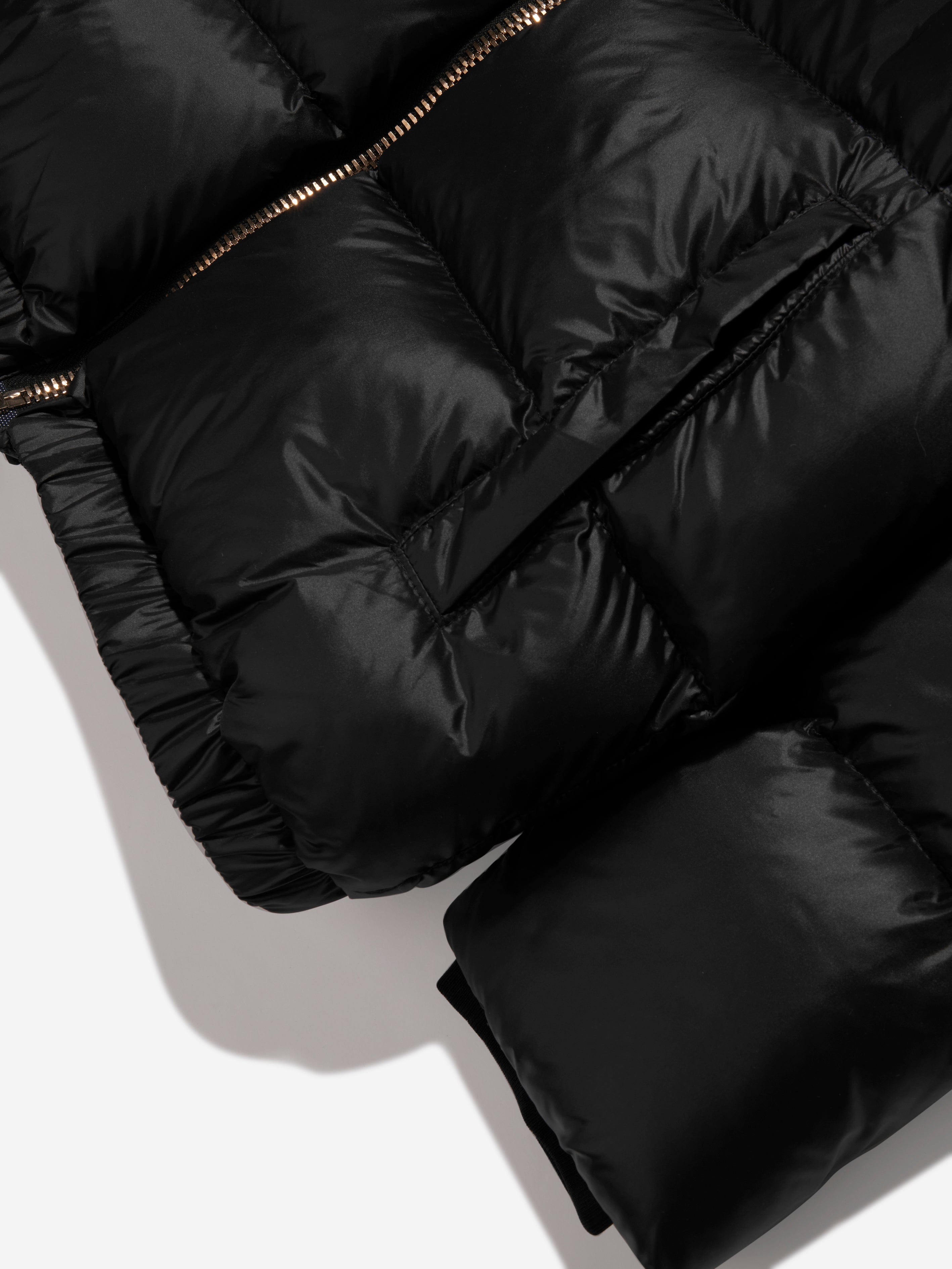 Balmain Kids Puffer Jacket in Black