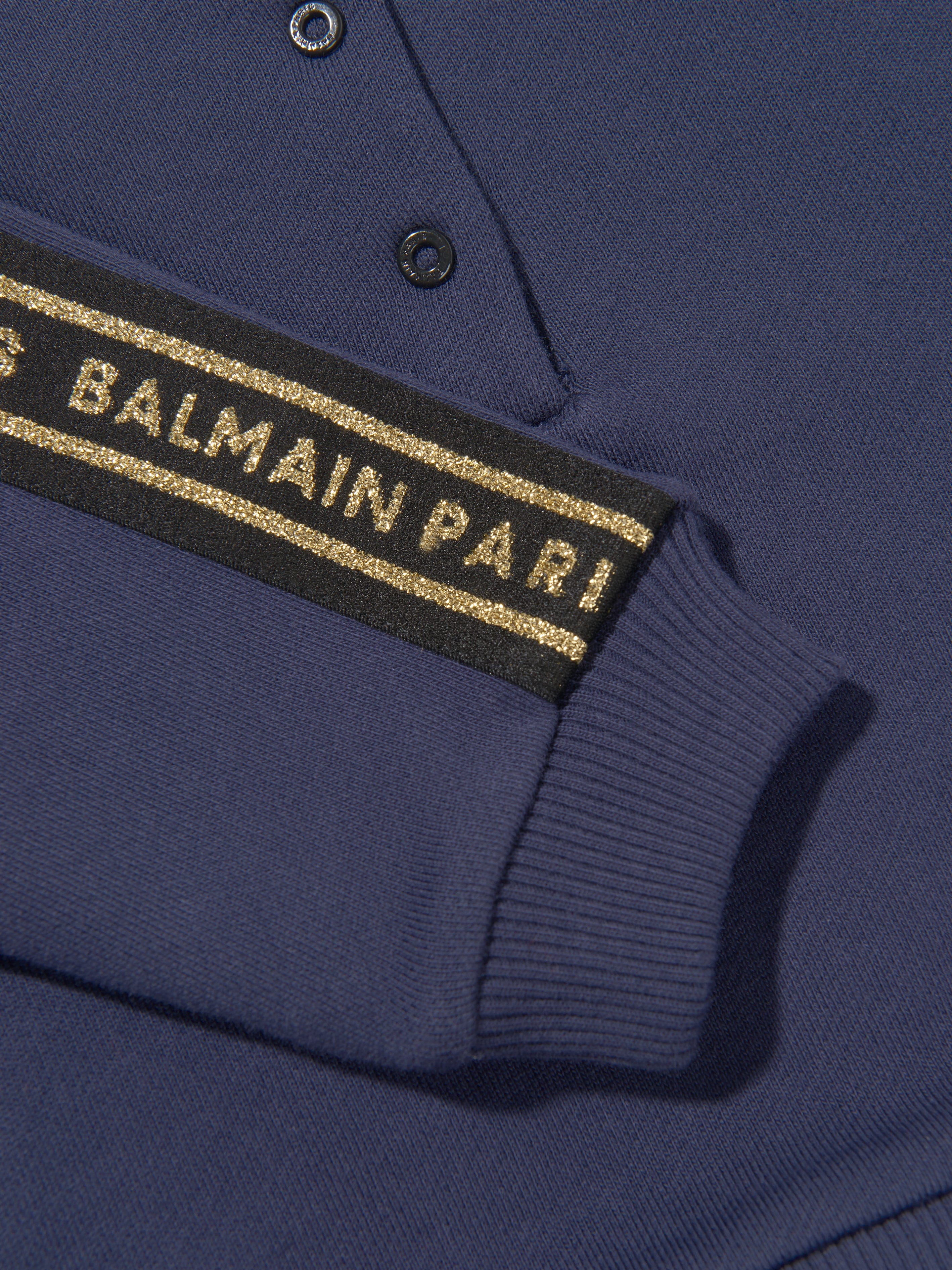 Balmain Baby Logo Sweatshirt in Navy