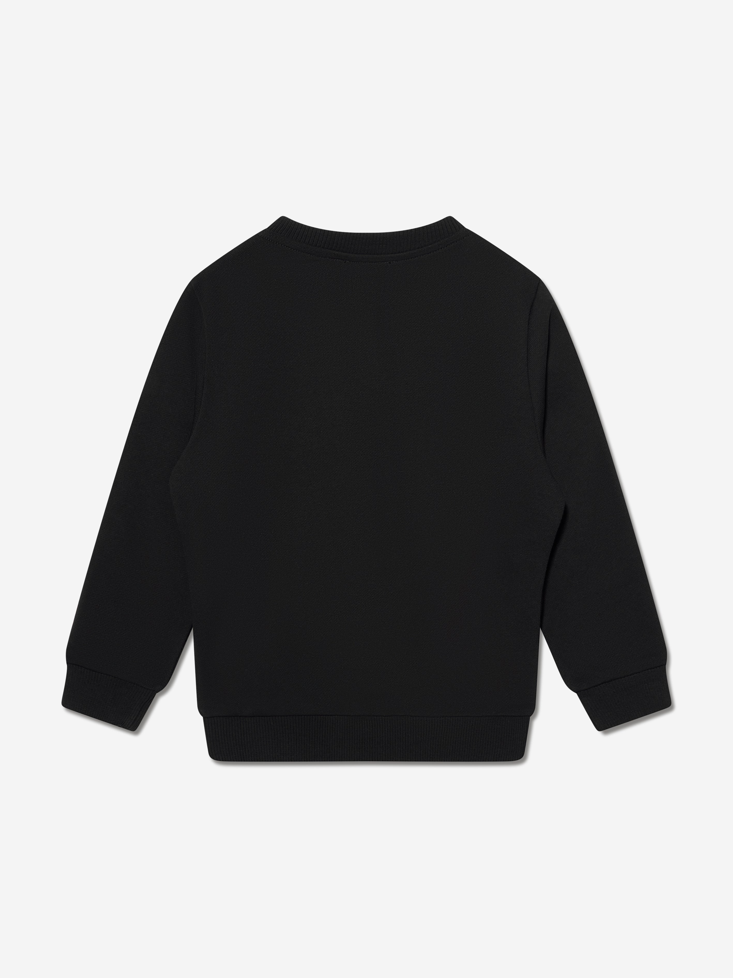 Balmain Kids Logo Print Sweatshirt in Black