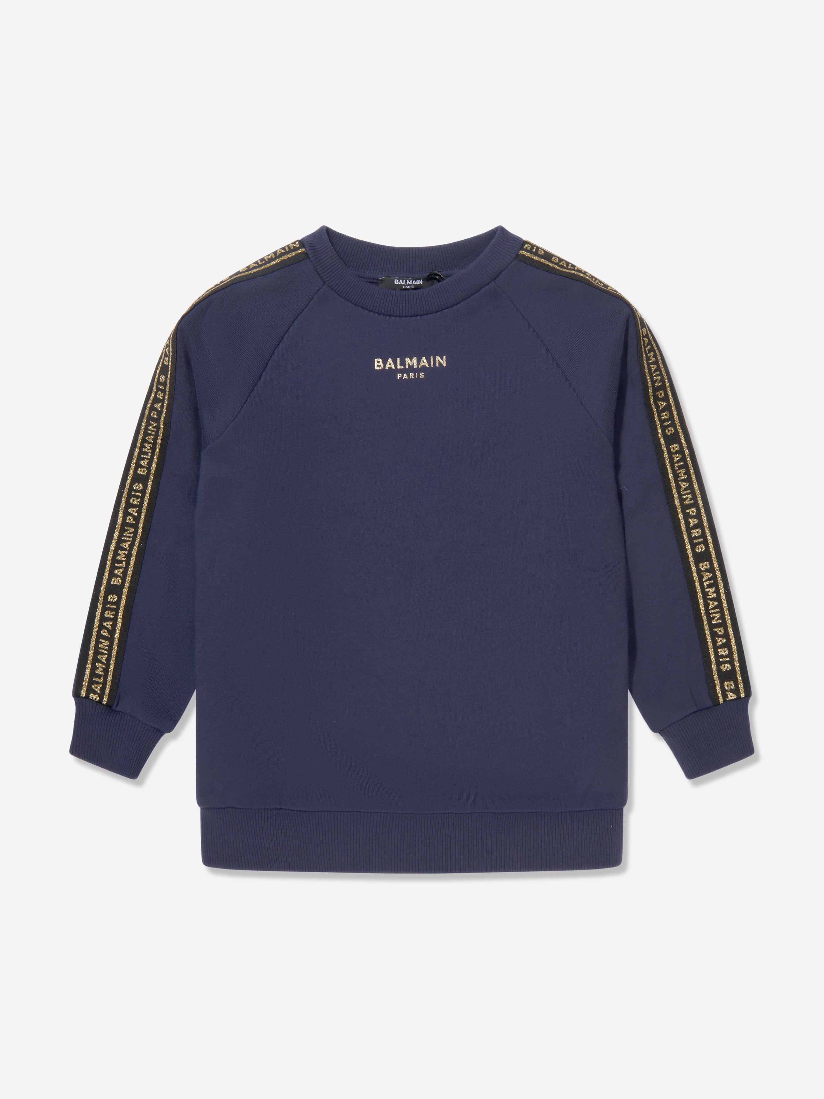 Balmain Kids Logo Sweatshirt in Navy