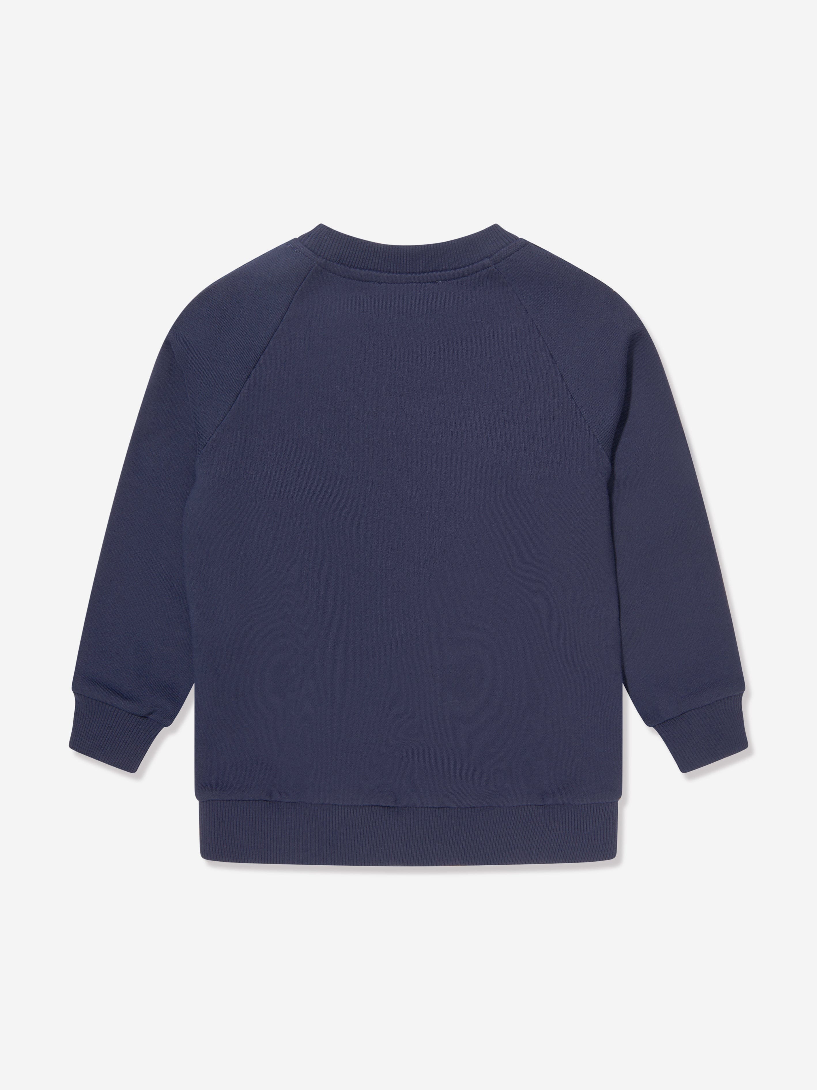 Balmain Kids Logo Sweatshirt in Navy