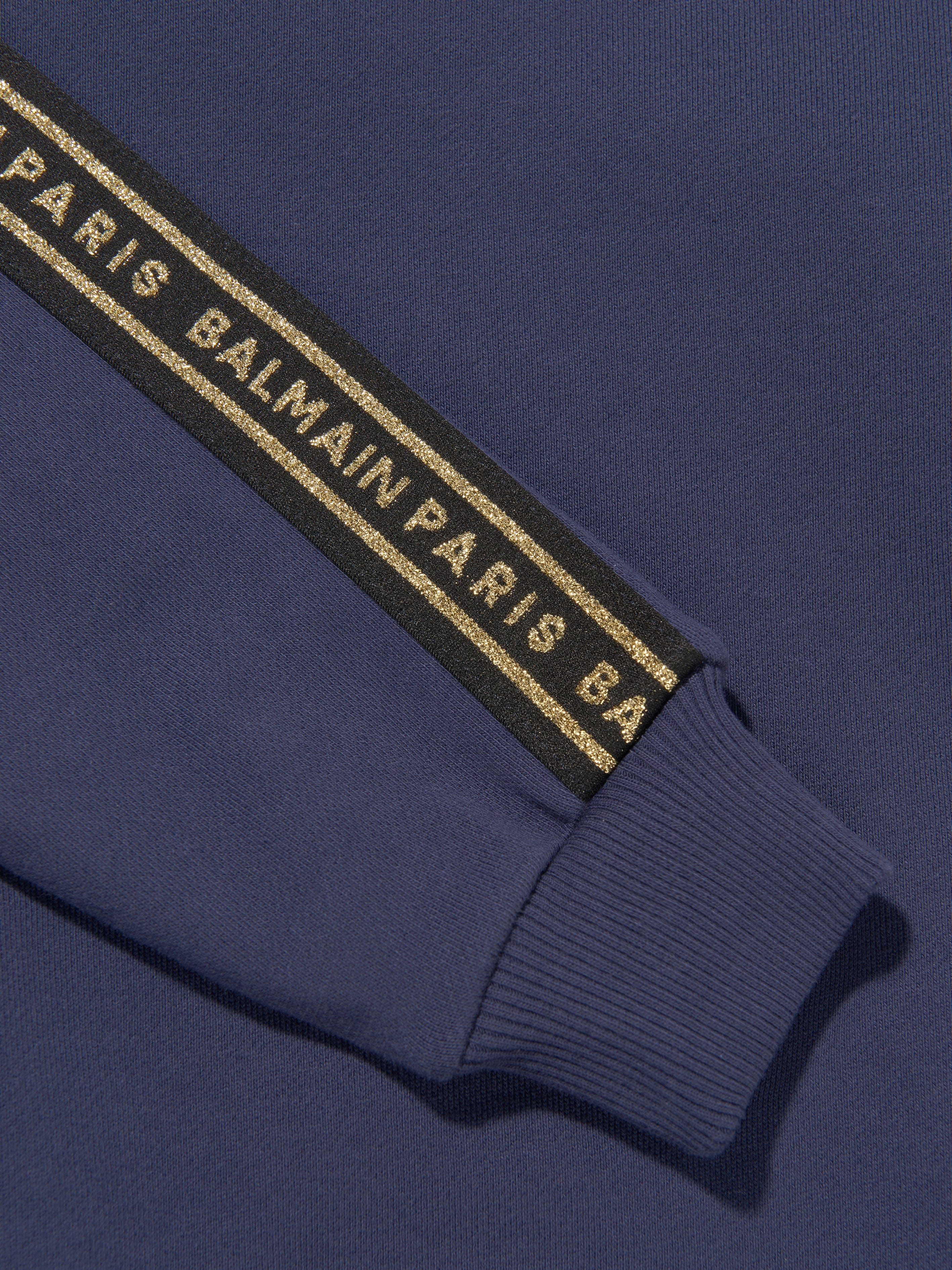 Balmain Kids Logo Sweatshirt in Navy