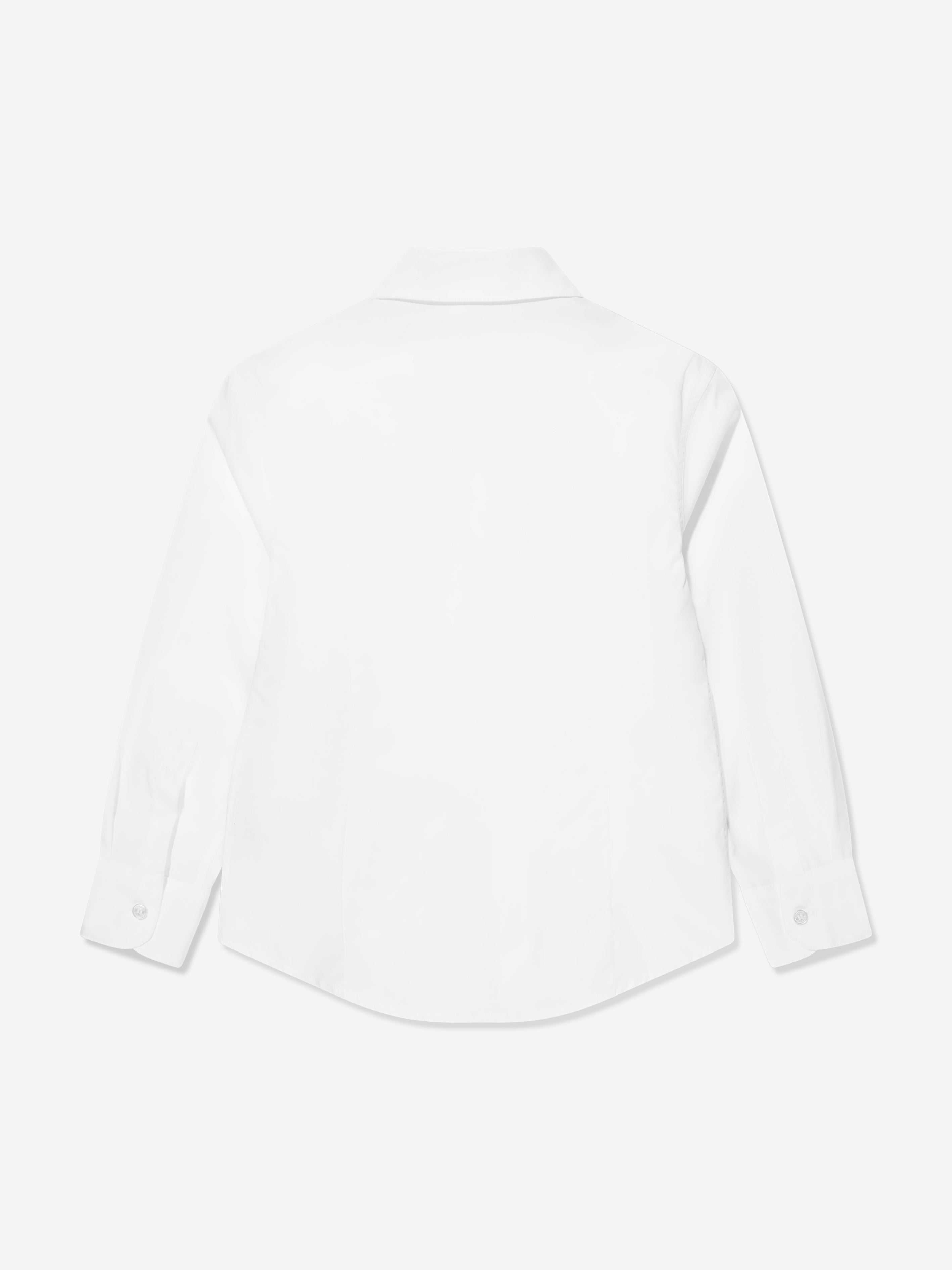 Balmain Boys Logo Shirt in White