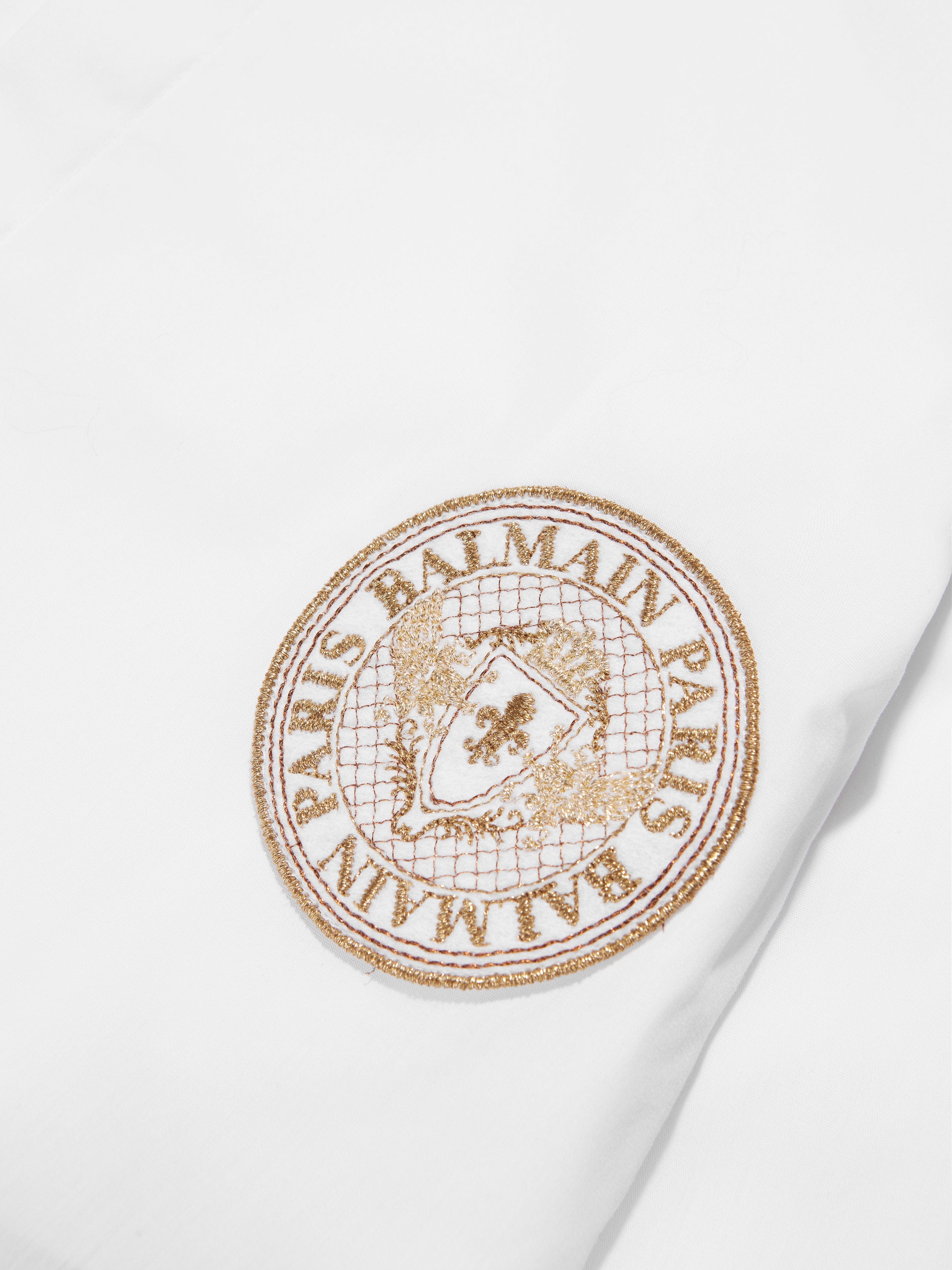 Balmain Boys Logo Shirt in White