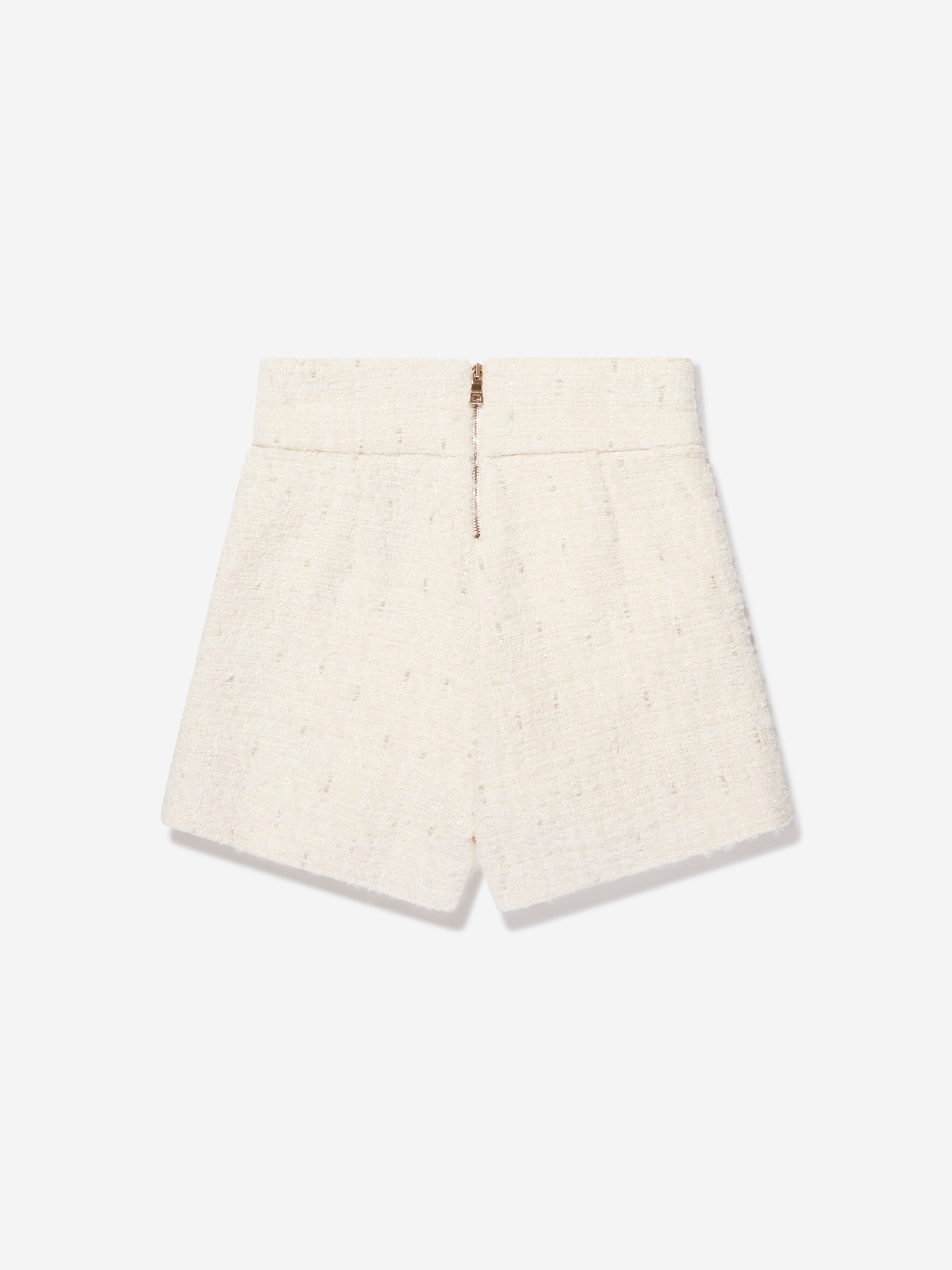 Balmain Girls Suit Shorts in Ivory