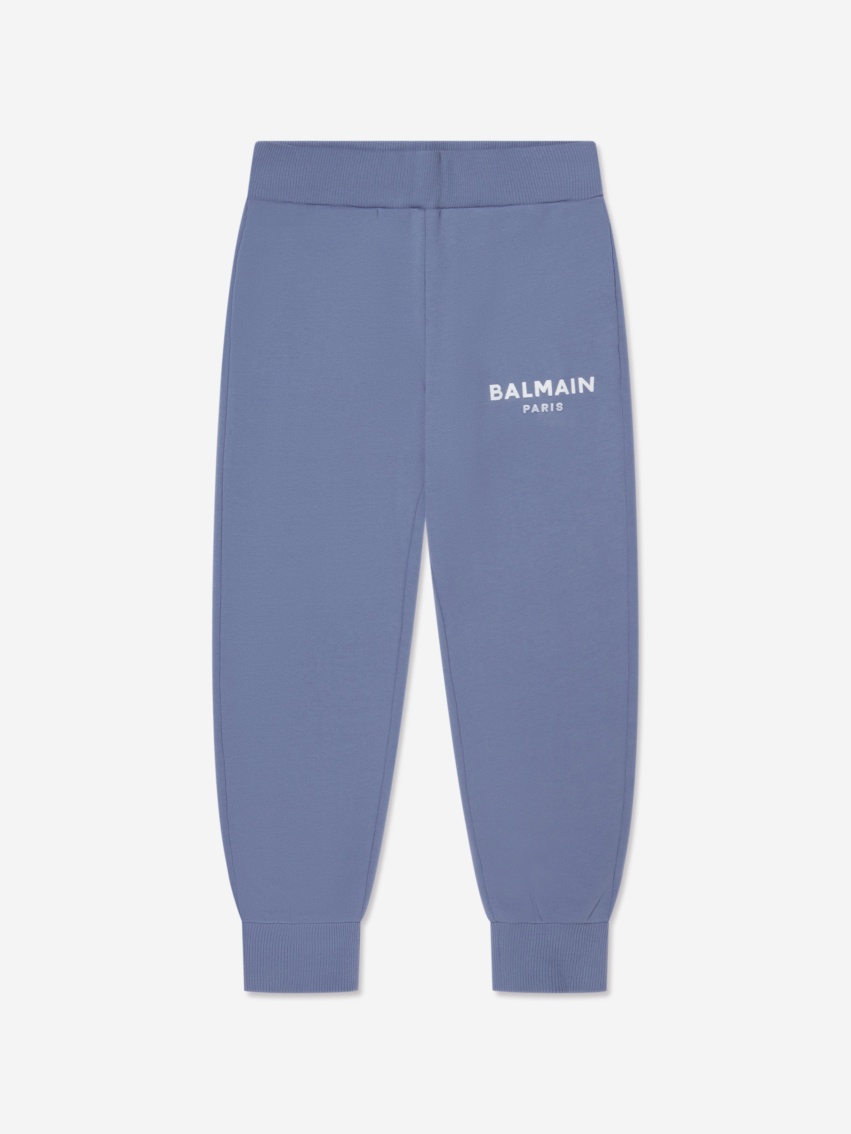 Balmain Boys Logo Joggers in Blue