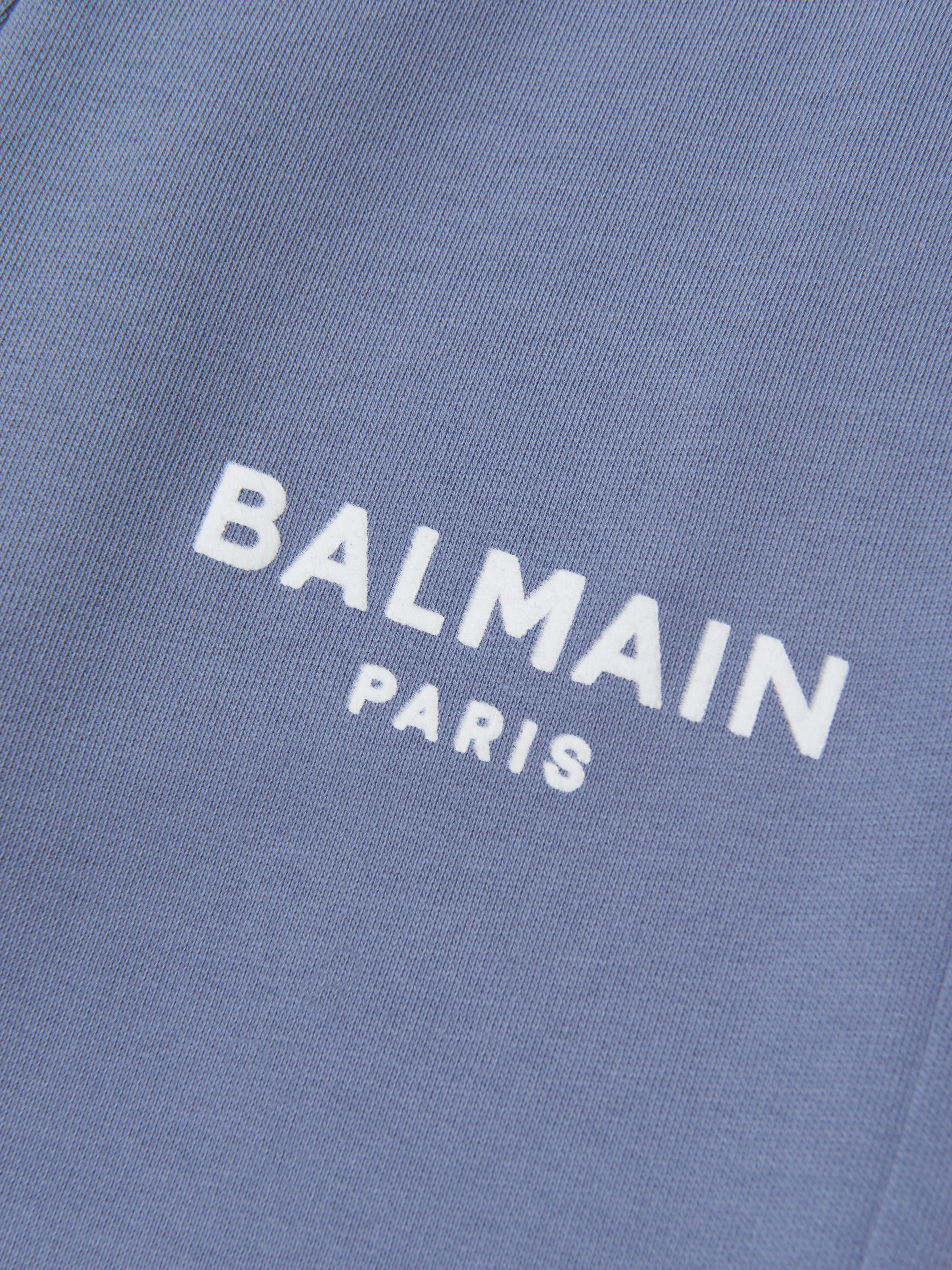 Balmain Boys Logo Joggers in Blue