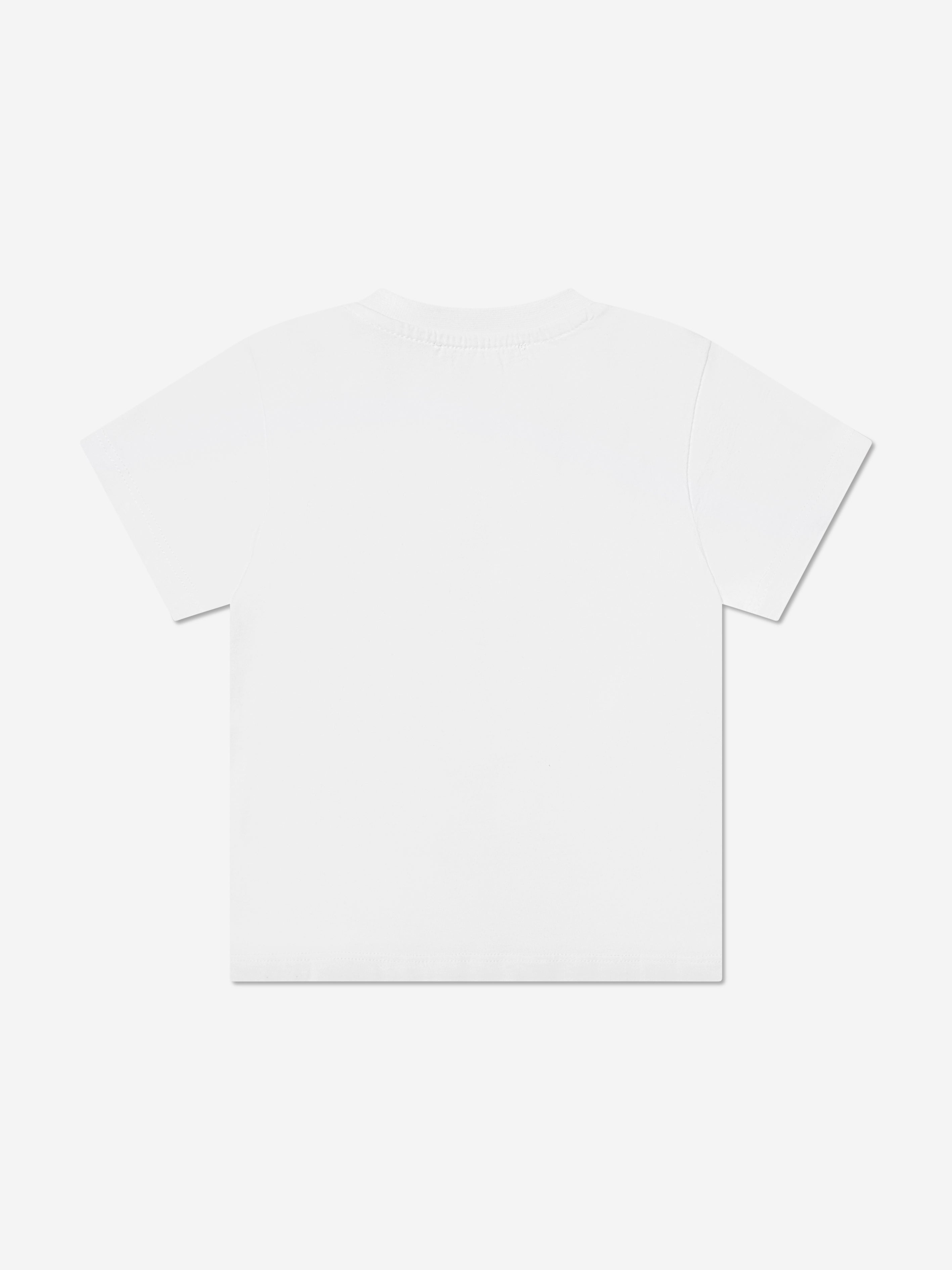 Balmain Baby Girls Logo T-Shirt in White