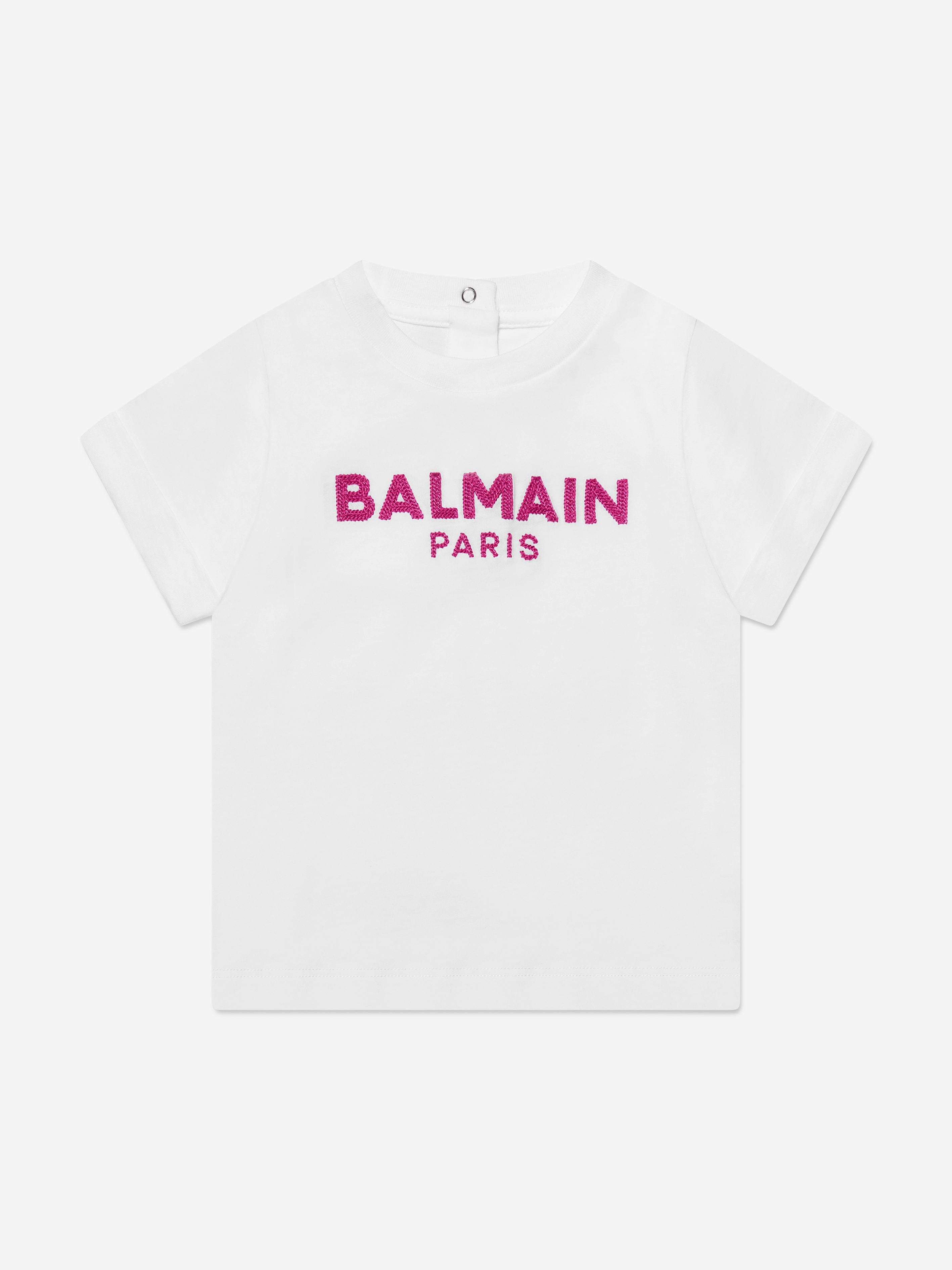 Balmain Baby Logo T-Shirt in White