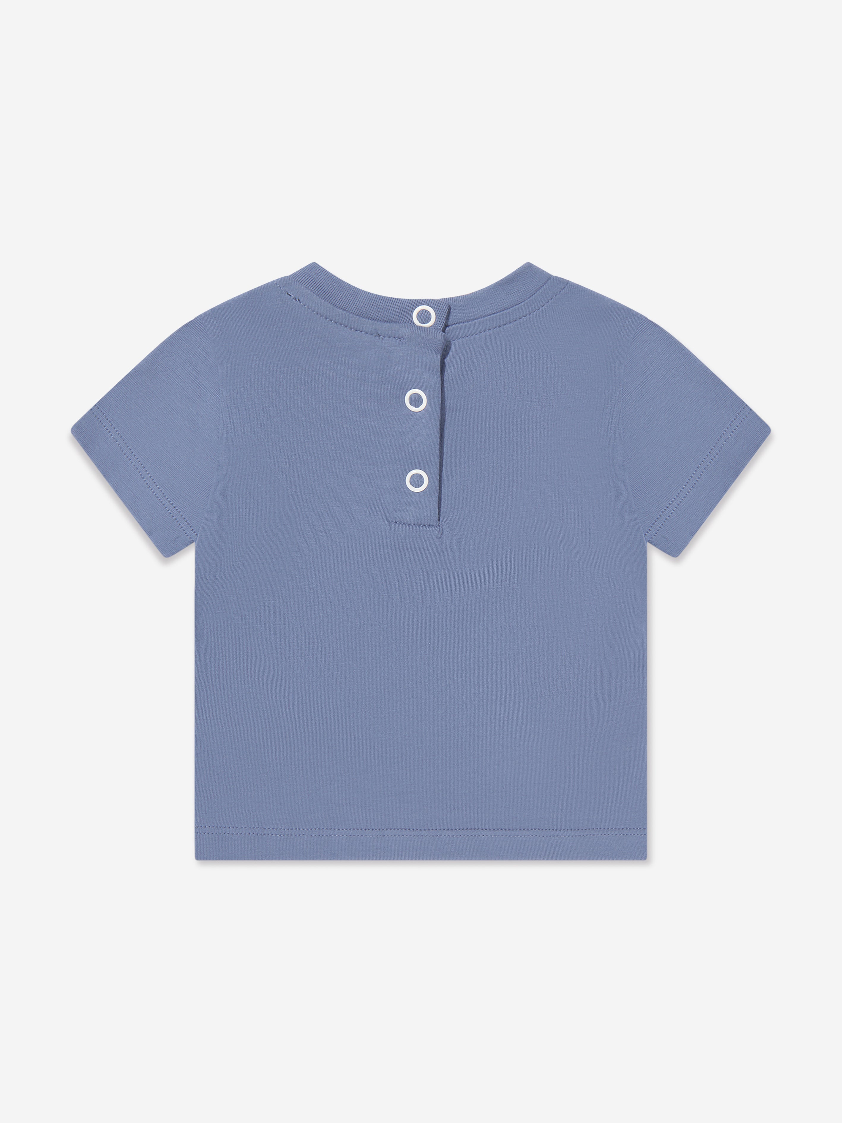 Balmain Baby Boys Logo T-Shirt in Blue