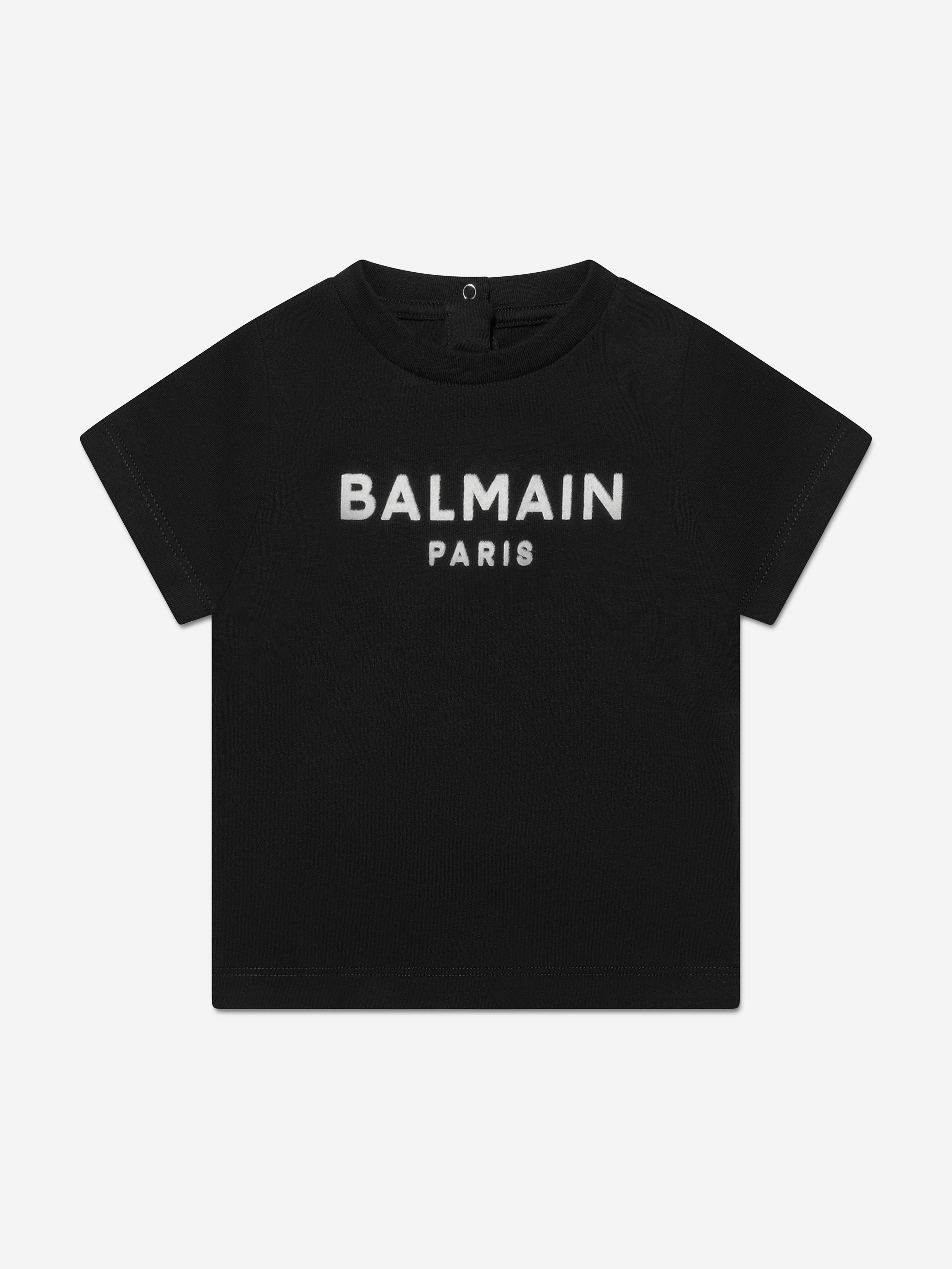 Balmain Baby Logo T-Shirt in Black