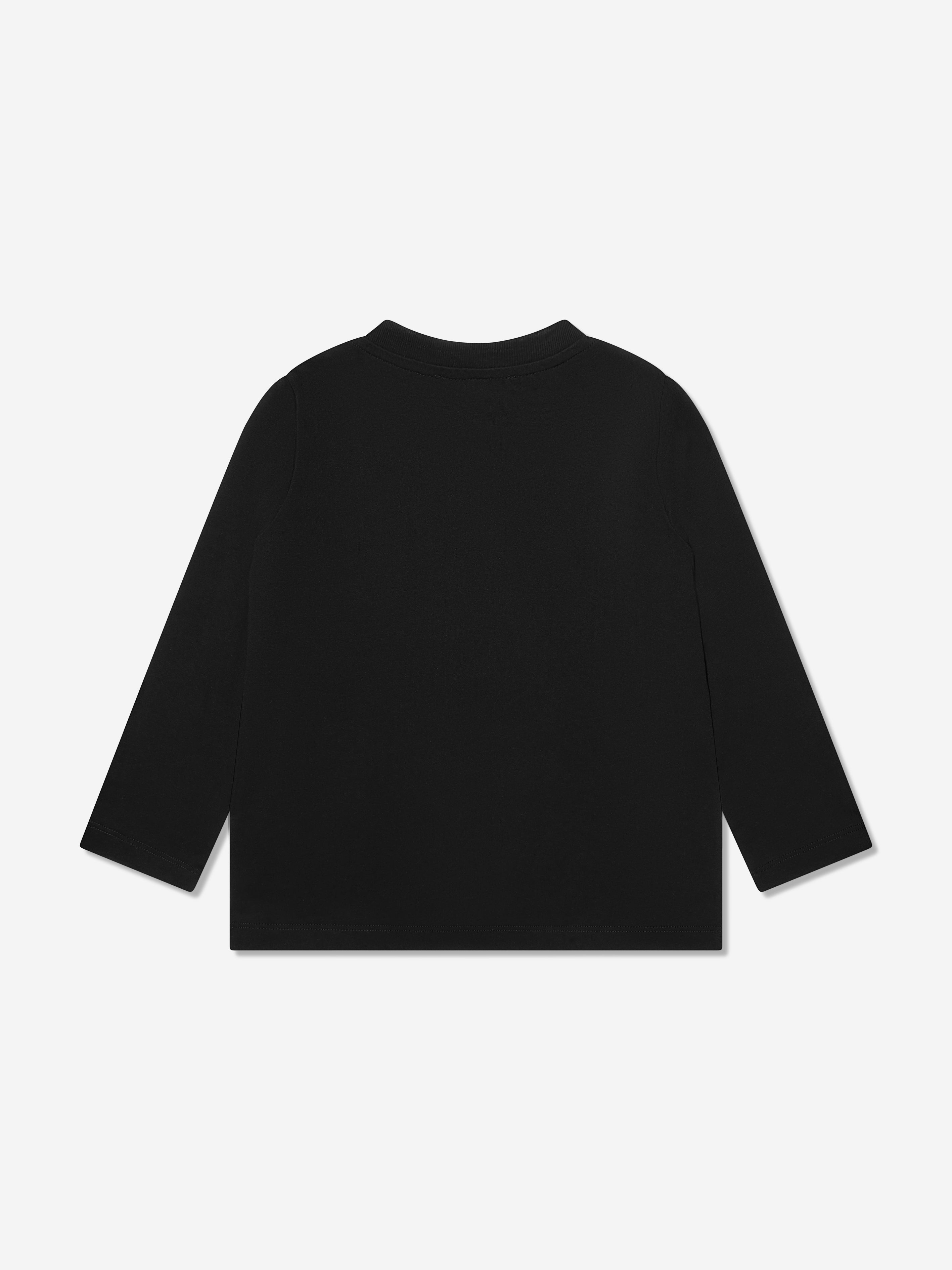 Balmain Girls Long Sleeve T-Shirt in Black