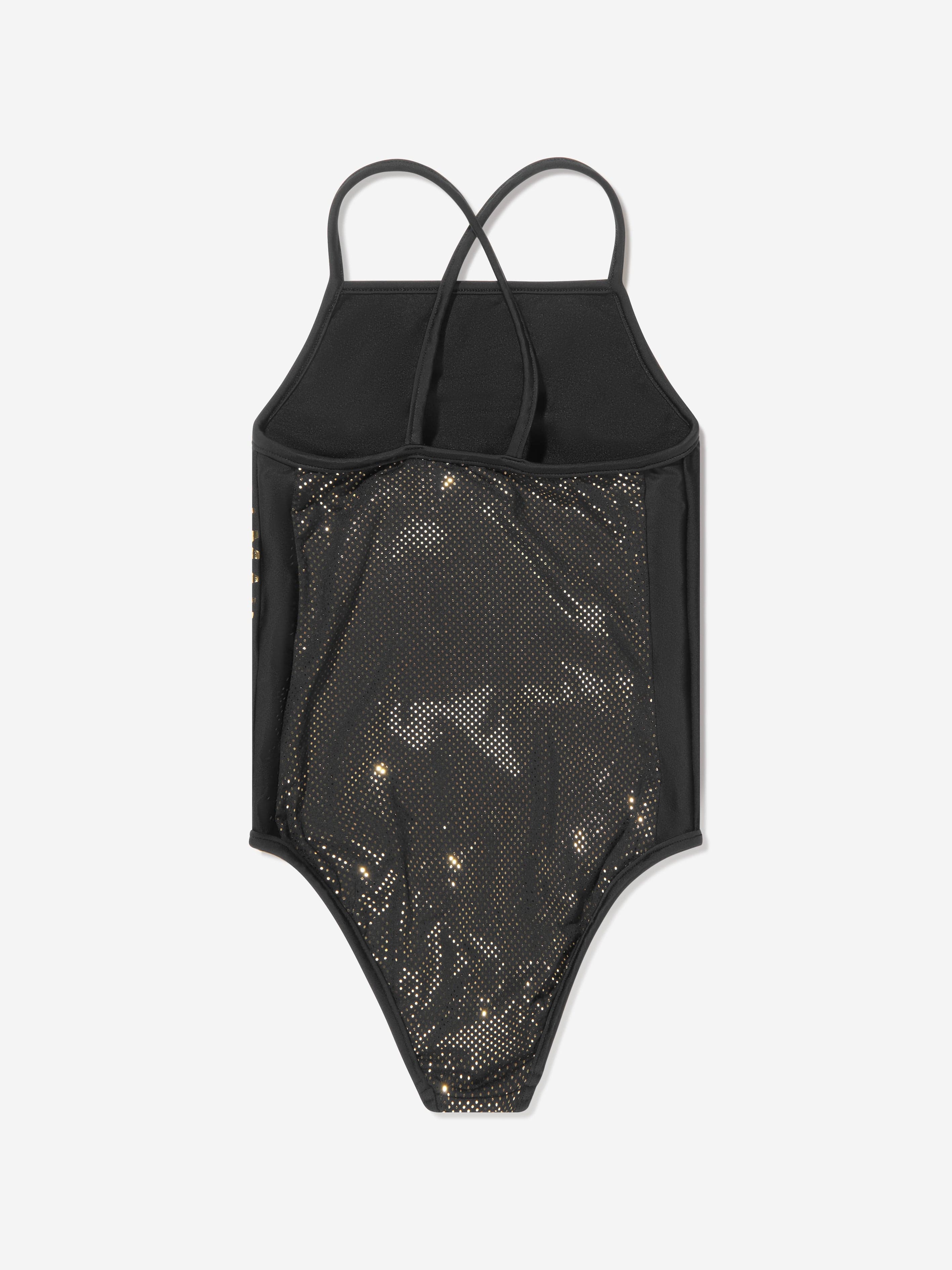 Balmain Girls Logo Swimsuit in Black