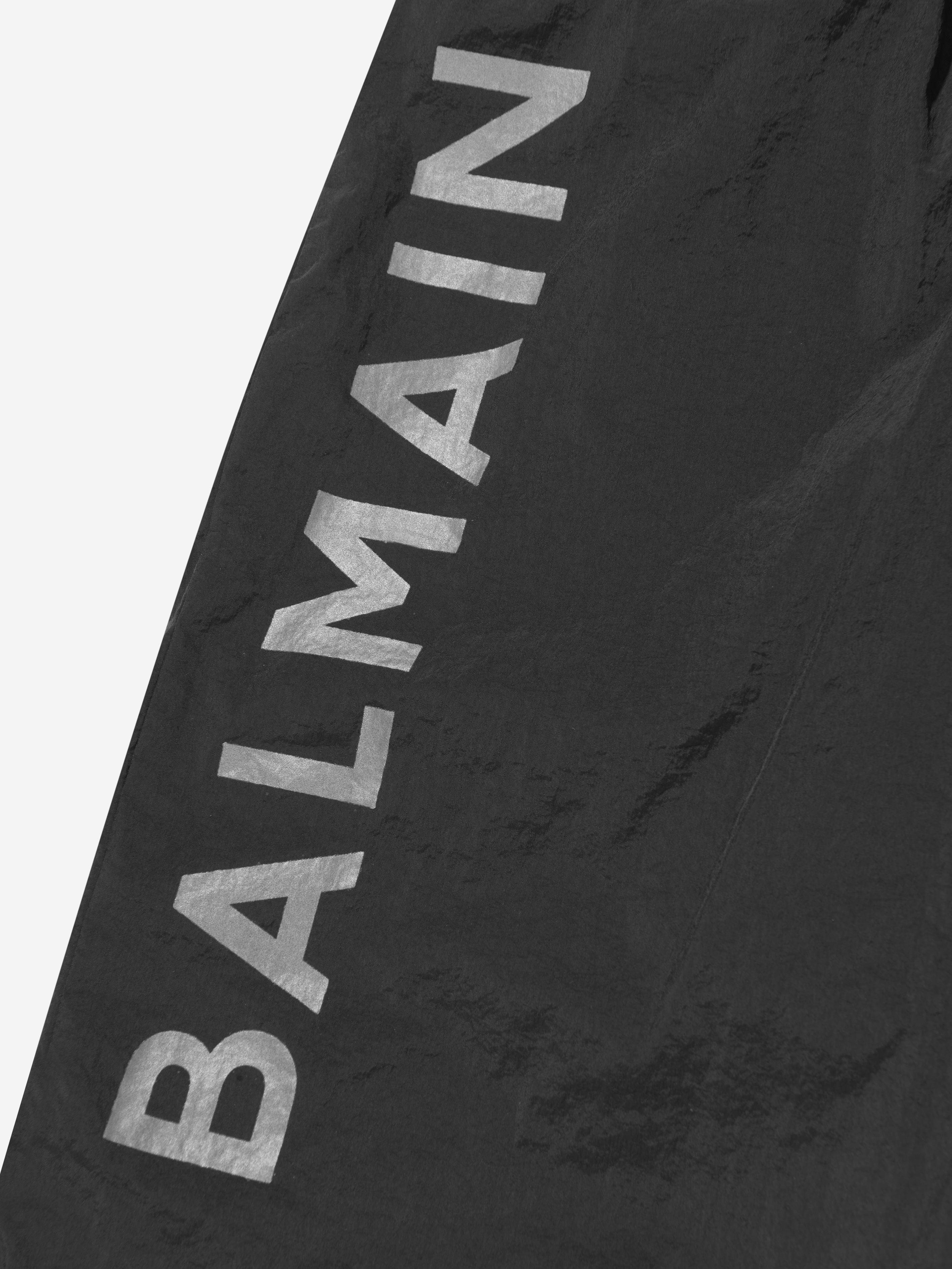 Balmain Boys Logo Swim Shorts in Black