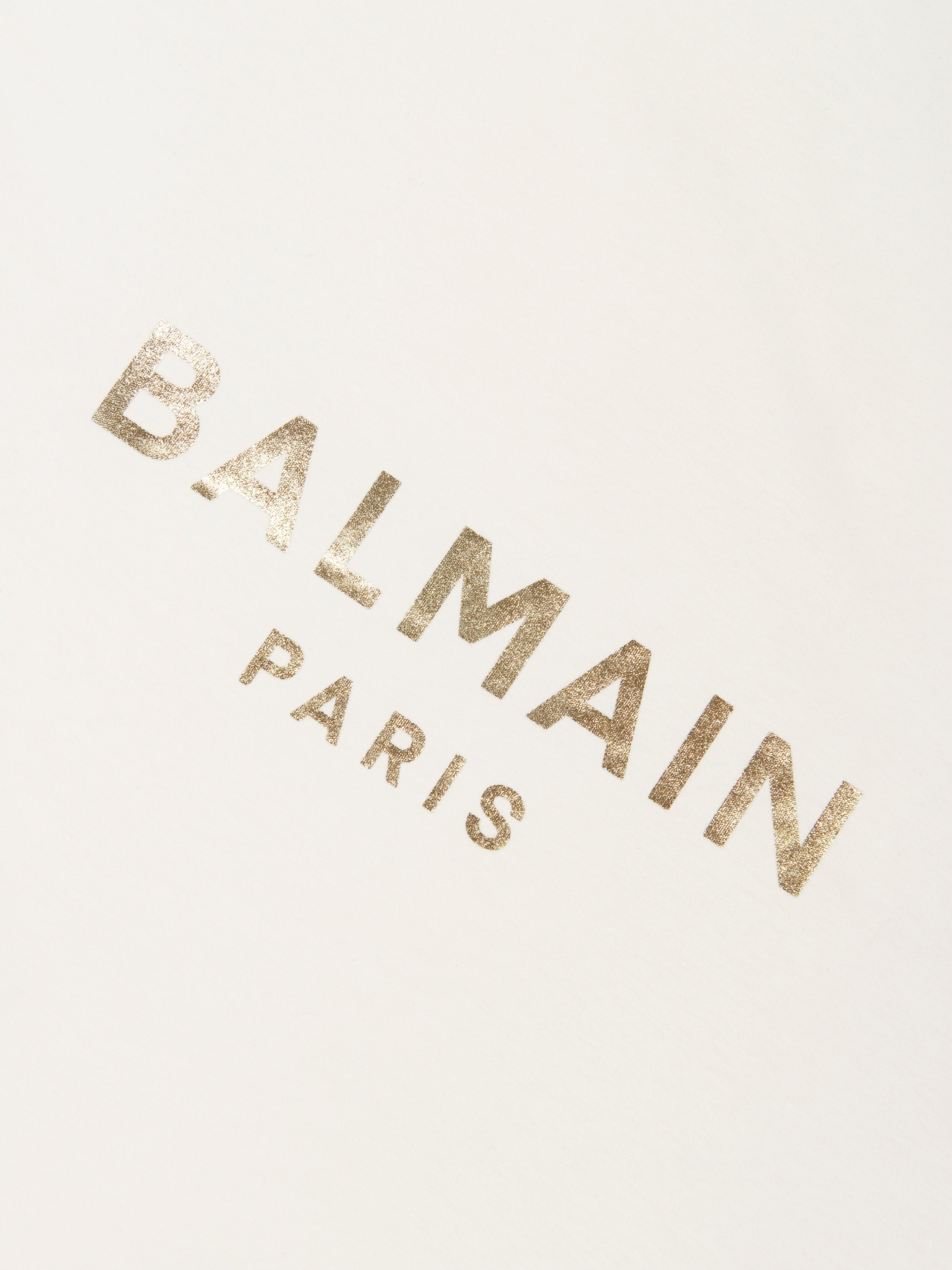 Balmain Baby Logo Blanket in Ivory