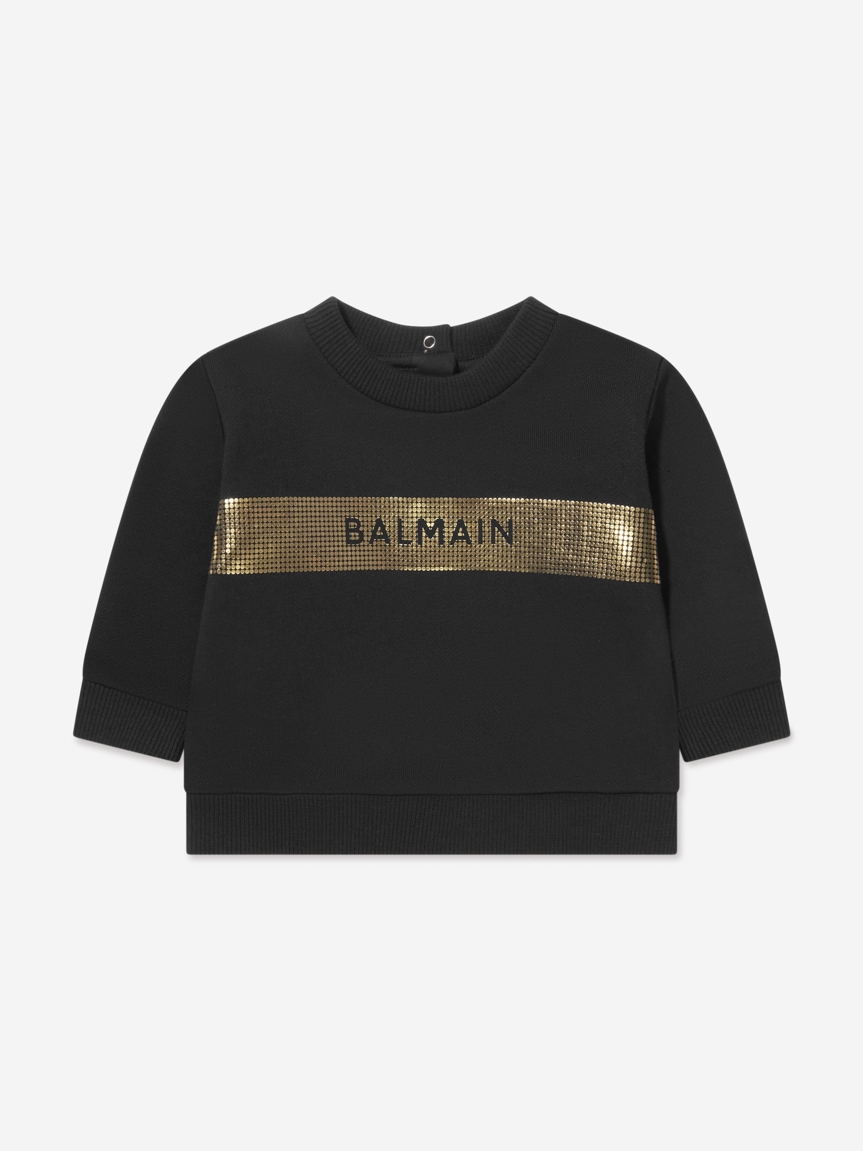 Balmain Baby Boys Logo Sweatshirt in Black