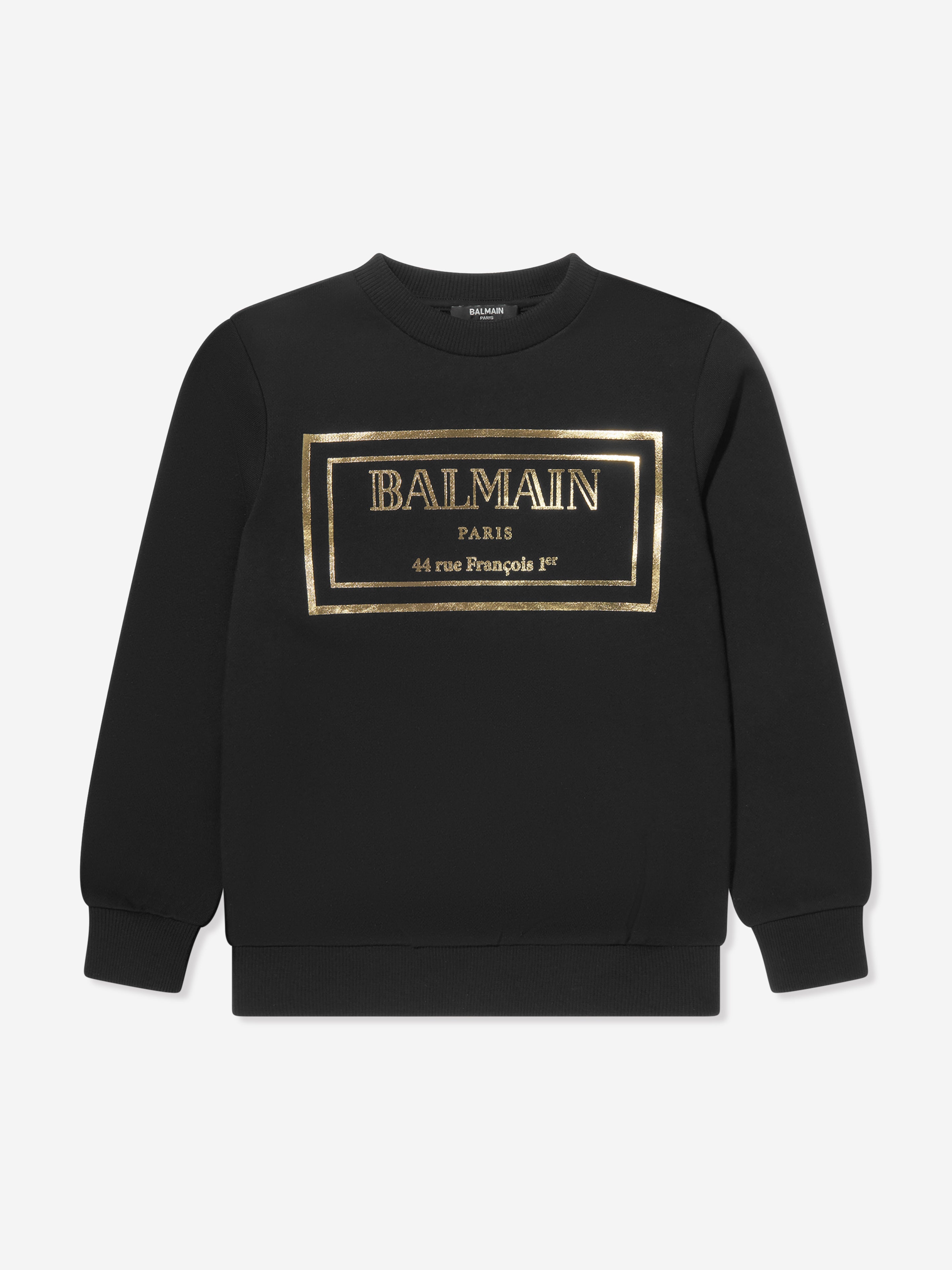 Balmain Kids Logo Sweatshirt in Black